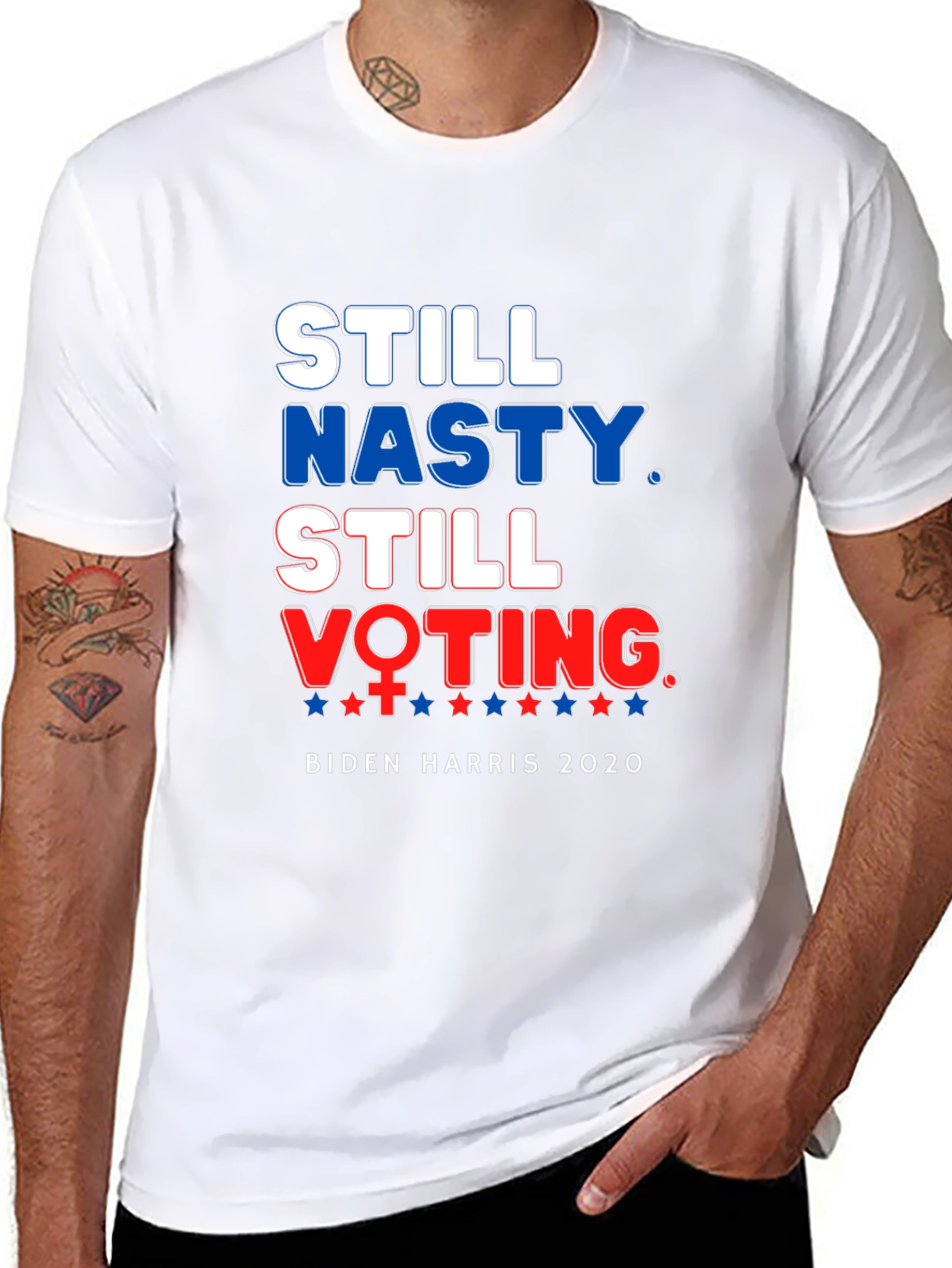 Still Nasty Still Voting Biden Harris 2020 T-Shirt