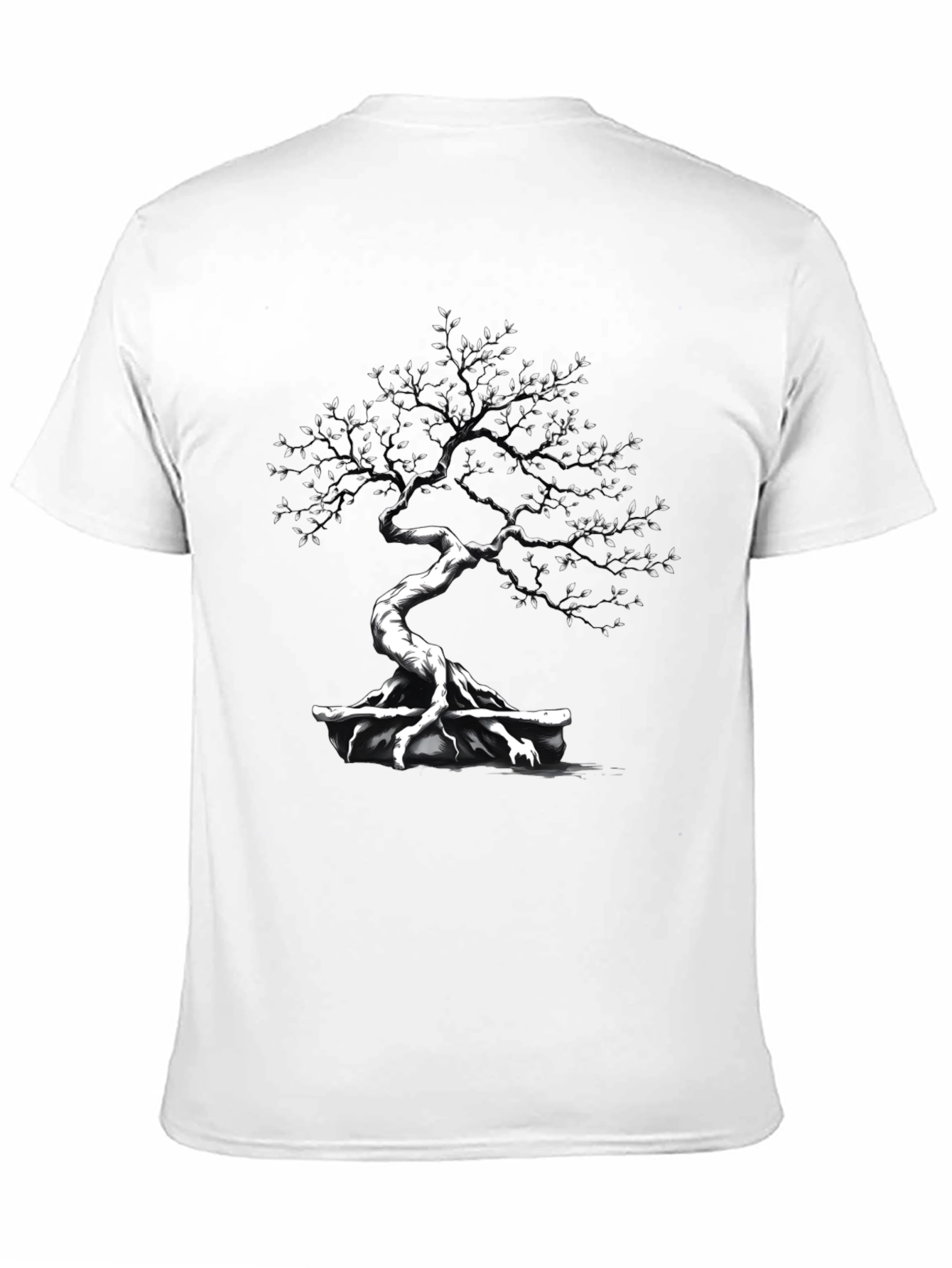 Bonsai Tree Graphic T-Shirt - Artistic Design