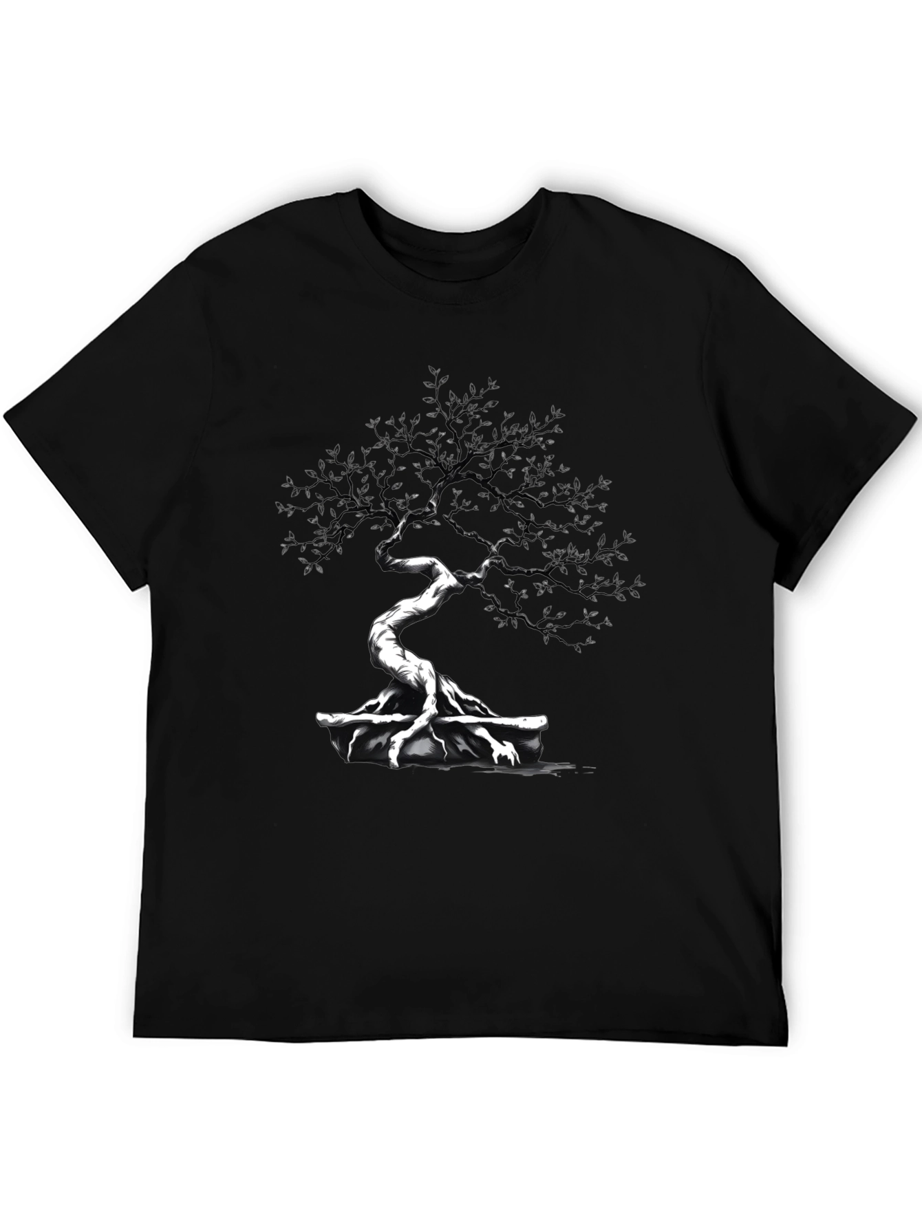 Bonsai Tree Graphic T-Shirt - Artistic Design