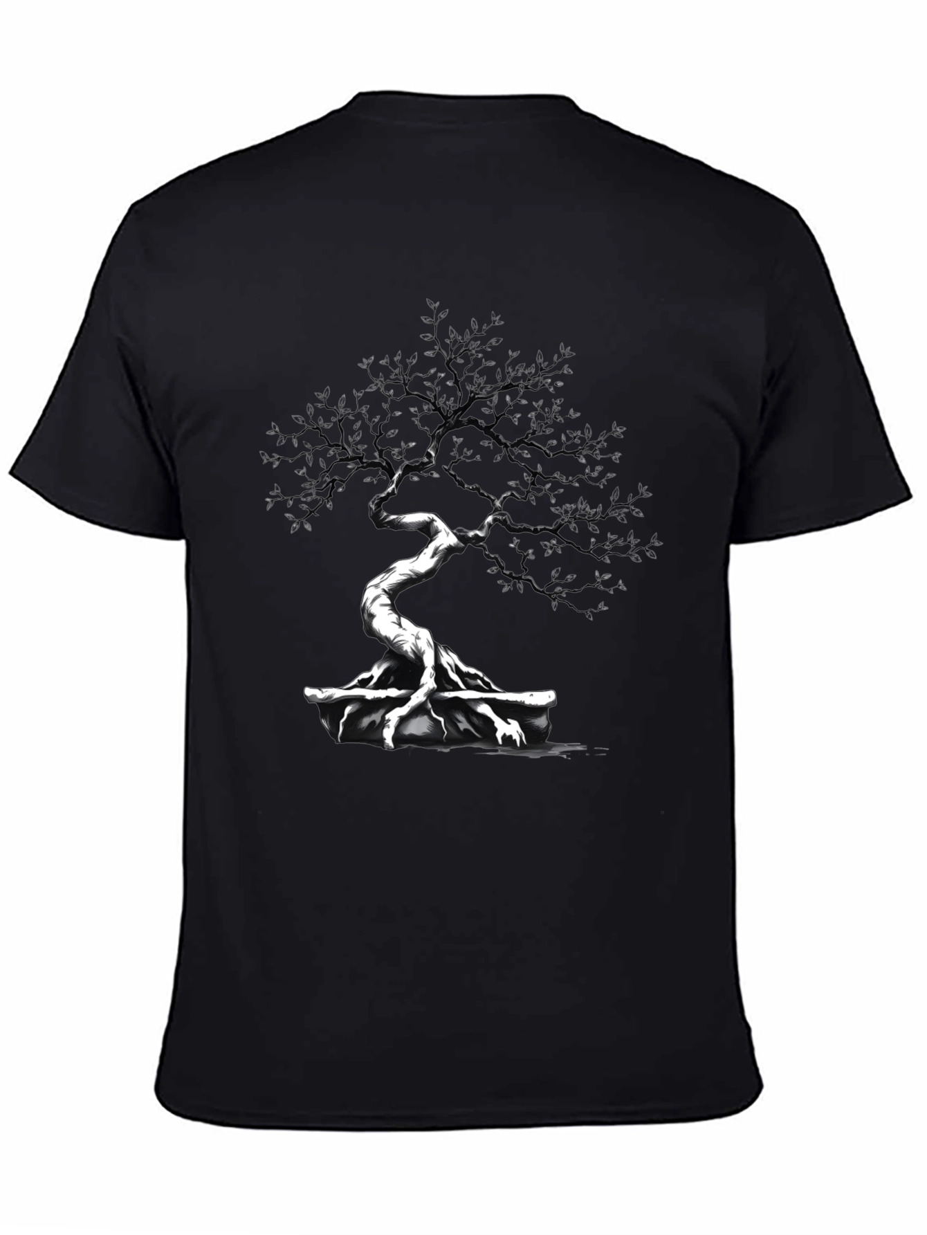 Bonsai Tree Graphic T-Shirt - Artistic Design