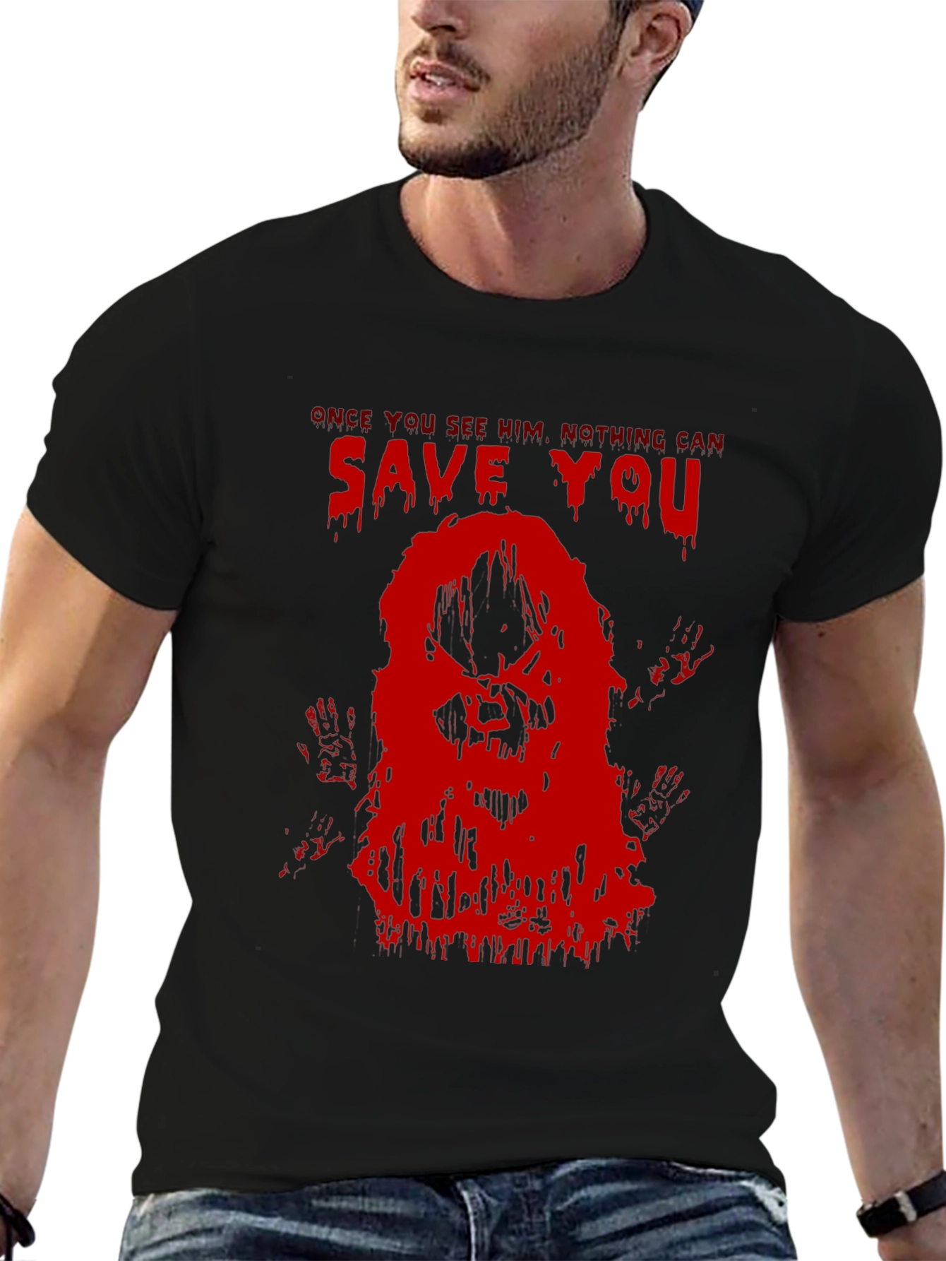 Horror Movie Graphic Tee - Save You