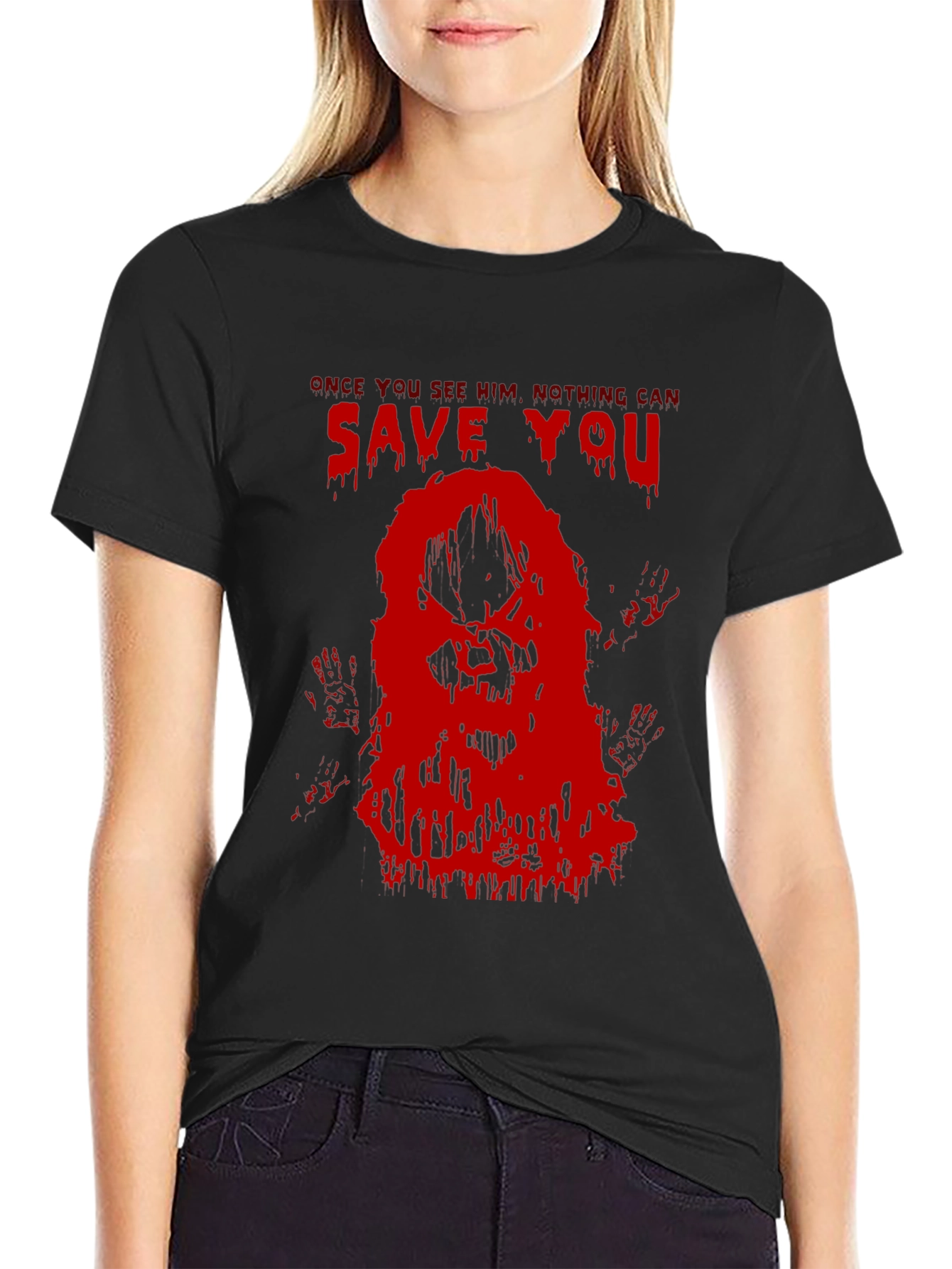 Horror Movie Graphic Tee - Save You