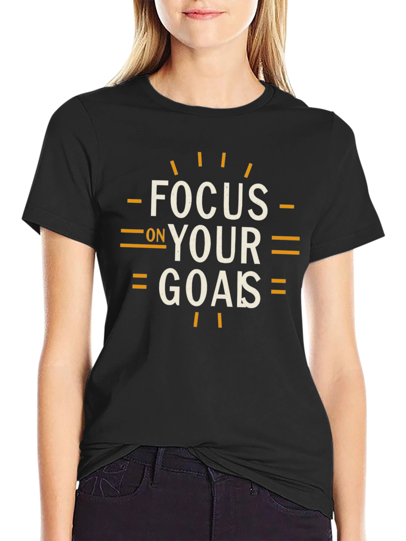 Focus On Your Goals T-Shirt - Motivational Tee