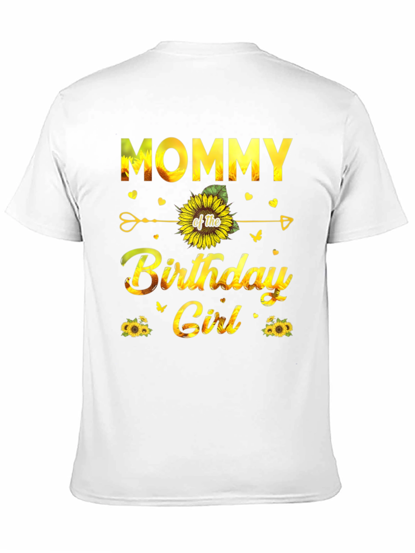 Mommy of the Birthday Girl Sunflower T-Shirt