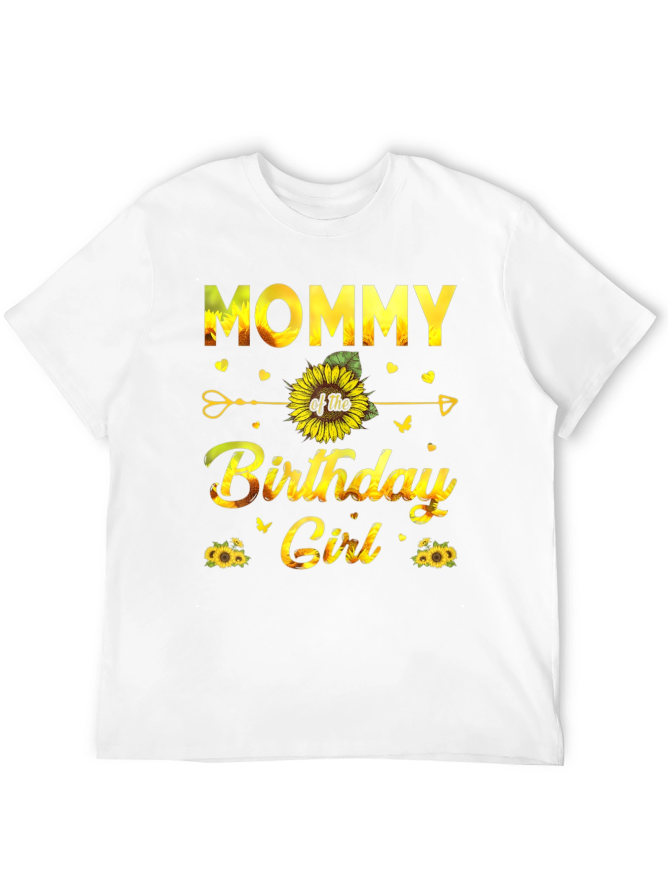 Mommy of the Birthday Girl Sunflower T-Shirt