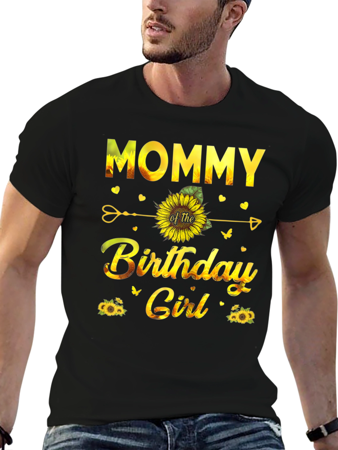 Mommy of the Birthday Girl Sunflower T-Shirt