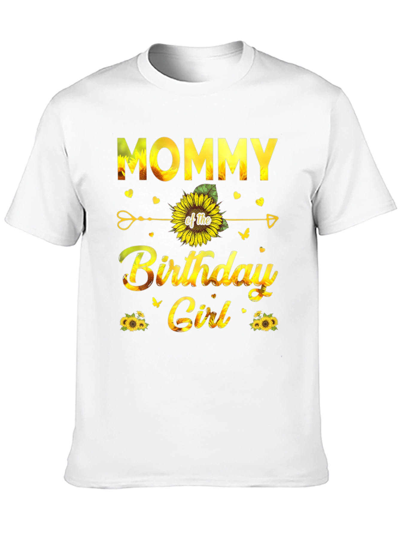 Mommy of the Birthday Girl Sunflower T-Shirt