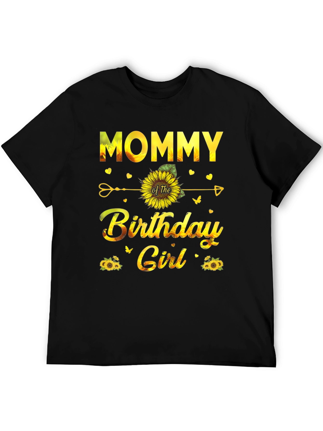 Mommy of the Birthday Girl Sunflower T-Shirt