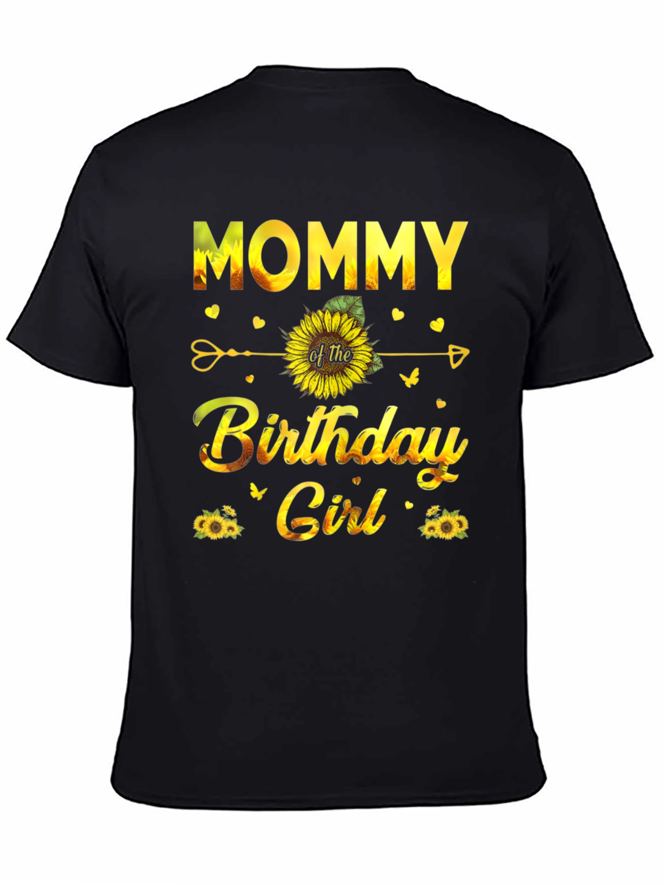 Mommy of the Birthday Girl Sunflower T-Shirt