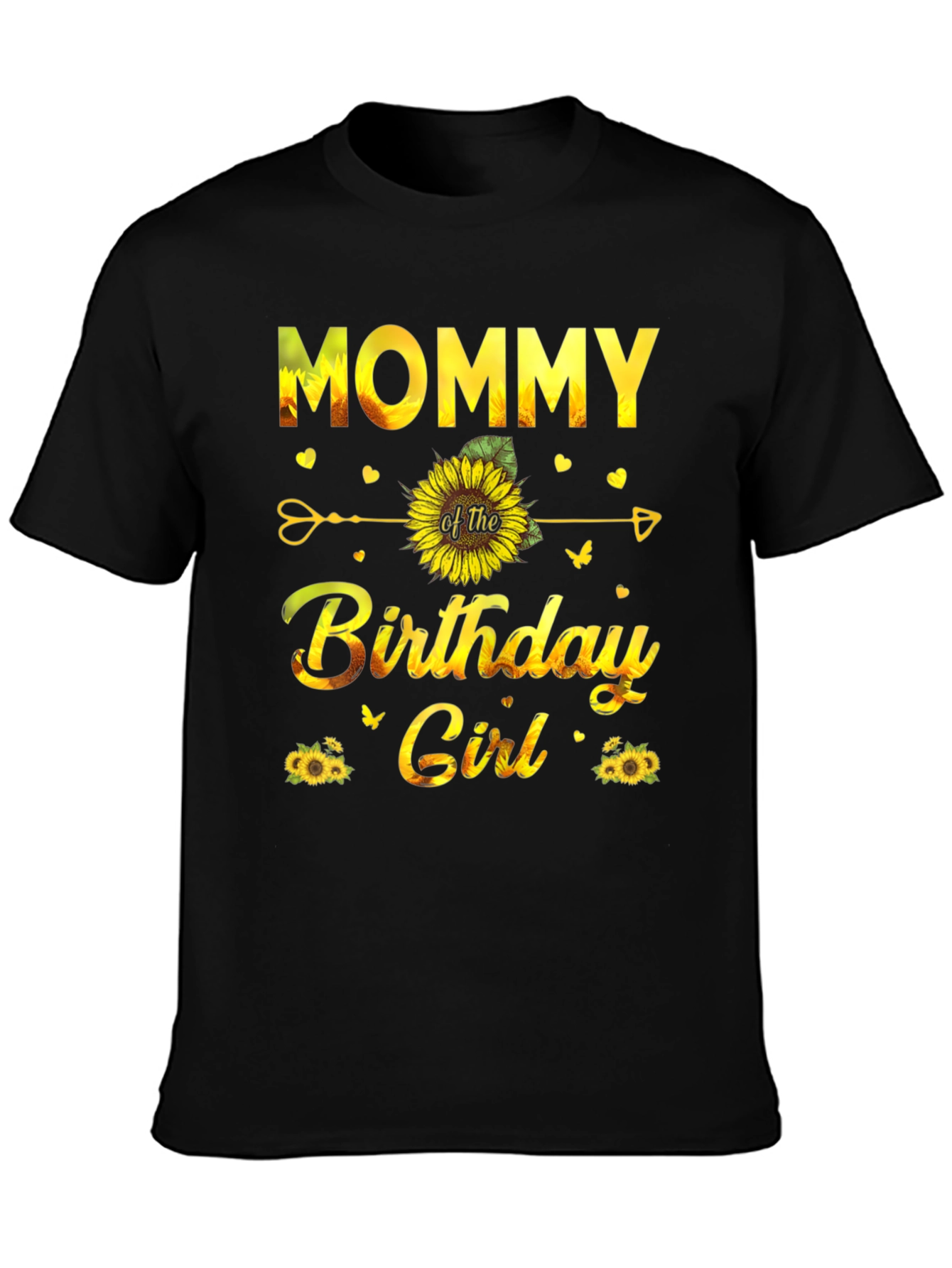 Mommy of the Birthday Girl Sunflower T-Shirt