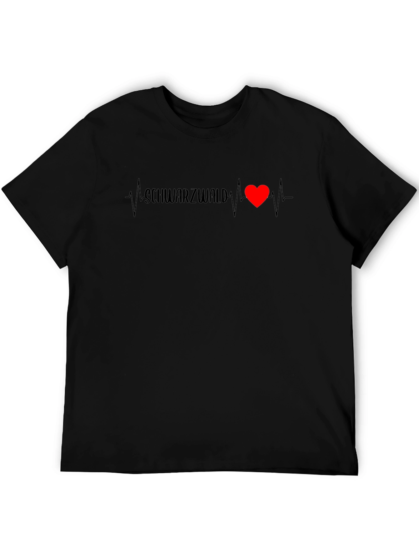 Schwarzwald Heartbeat Black T-Shirt