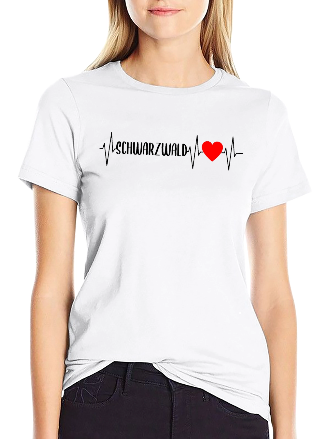 Schwarzwald Heartbeat Black T-Shirt