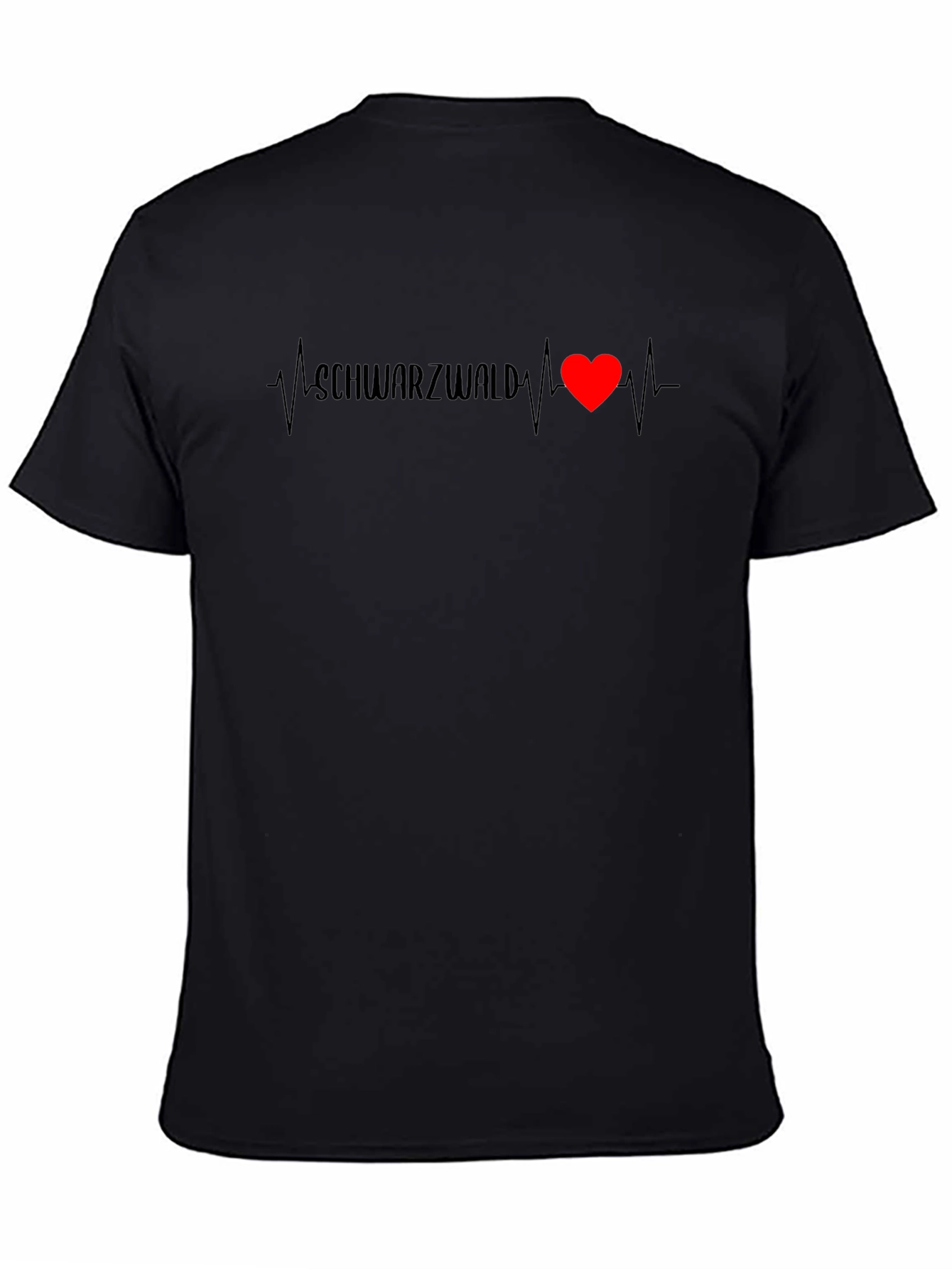 Schwarzwald Heartbeat Black T-Shirt