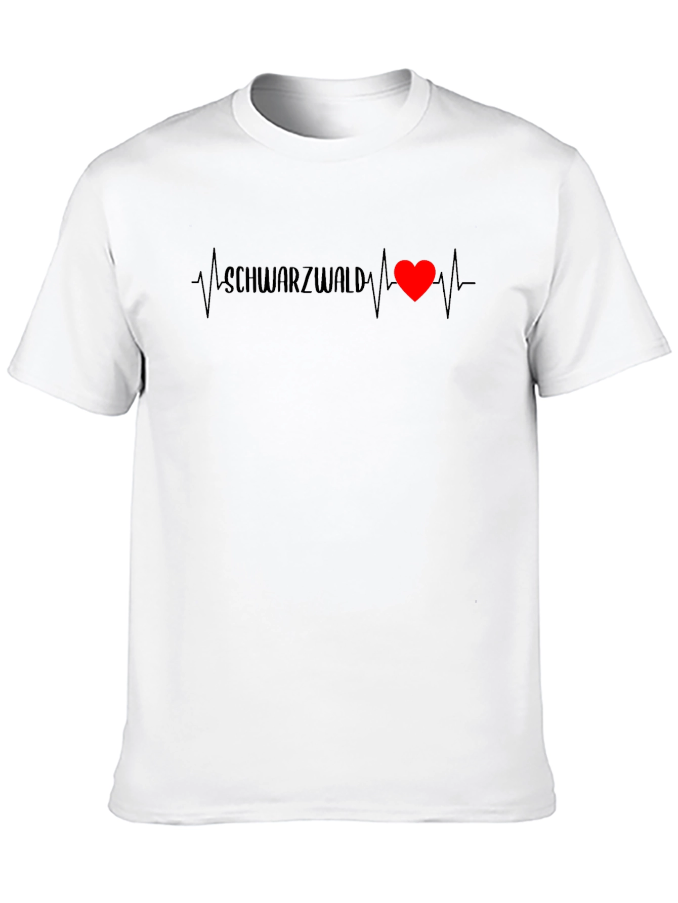 Schwarzwald Heartbeat Black T-Shirt