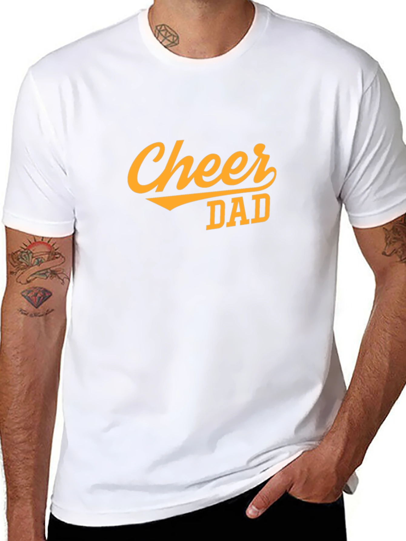 Cheer Dad Black T-Shirt