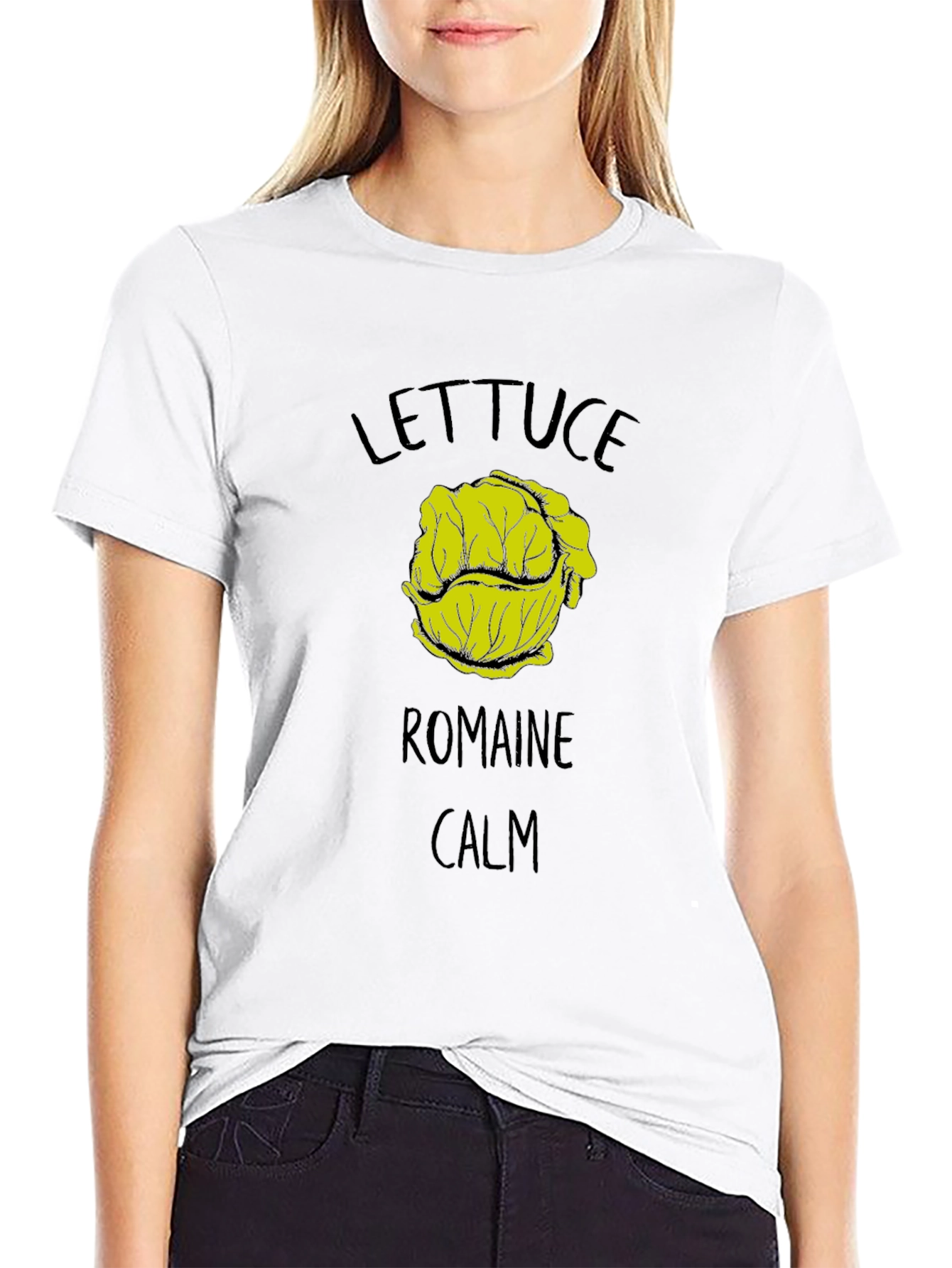Lettuce Romaine Calm Graphic T-Shirt