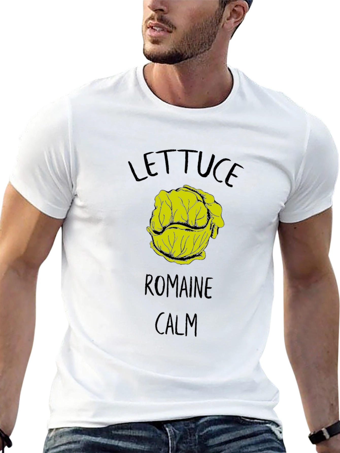 Lettuce Romaine Calm Graphic T-Shirt