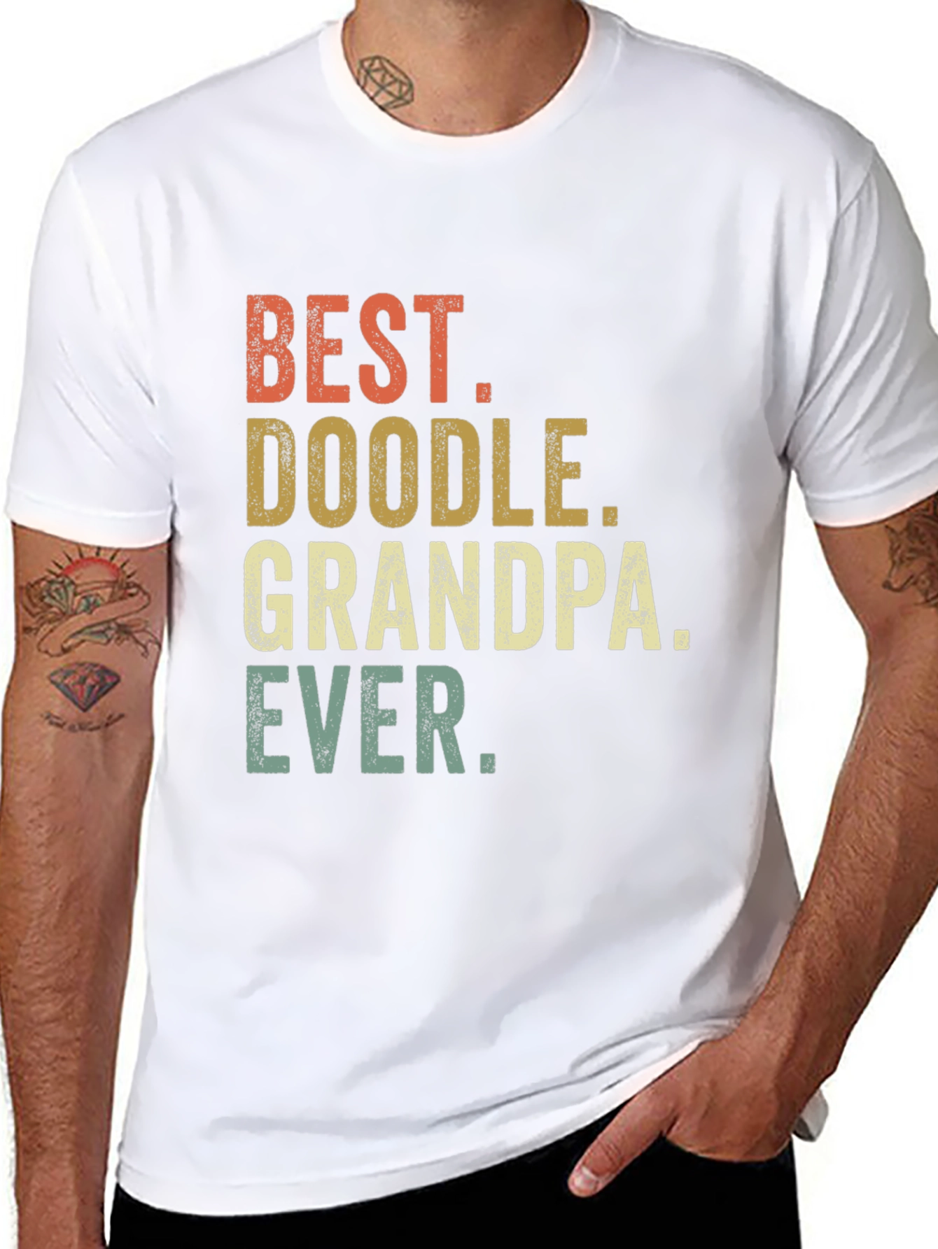 Best Doodle Grandpa Ever T-Shirt