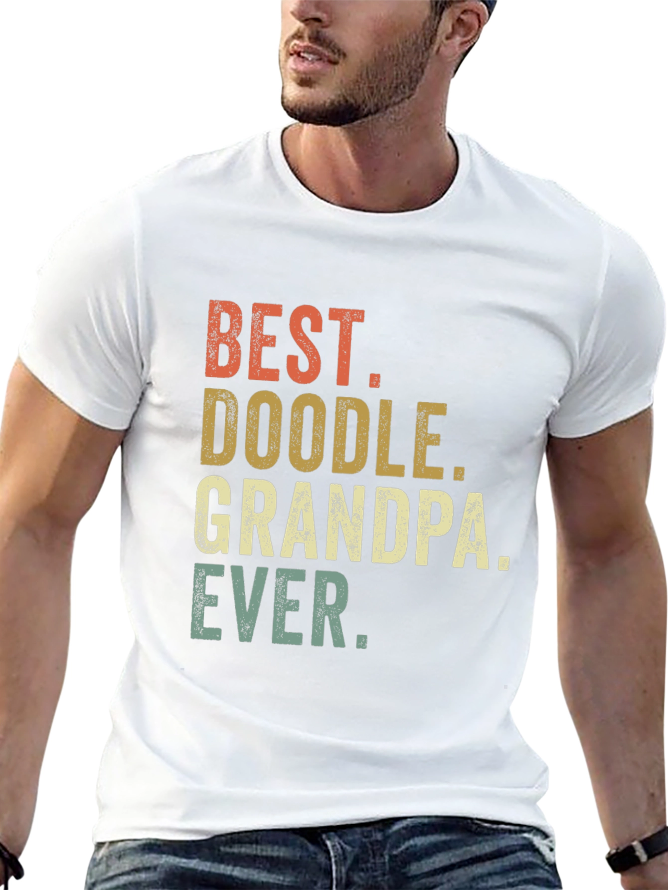 Best Doodle Grandpa Ever T-Shirt