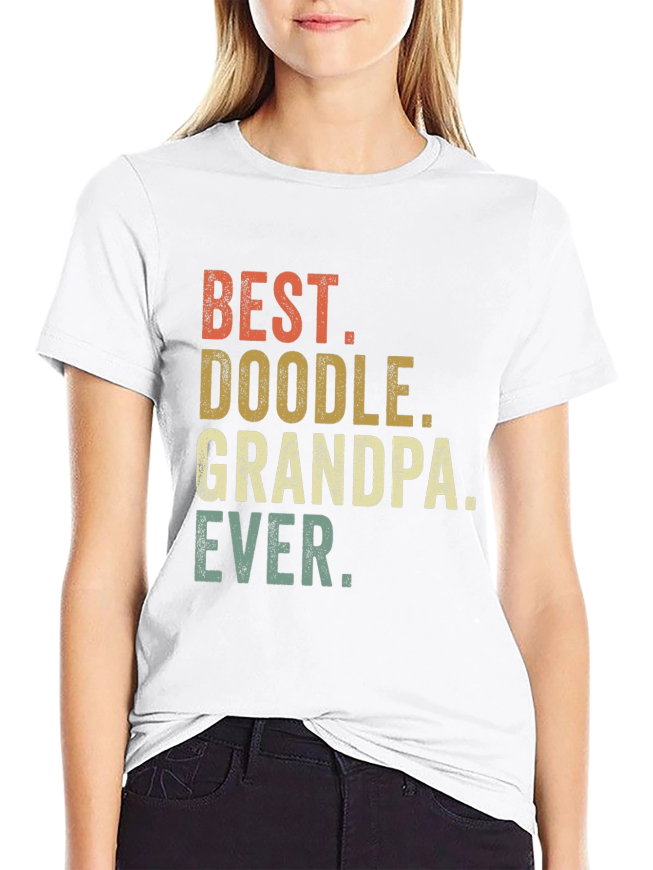 Best Doodle Grandpa Ever T-Shirt