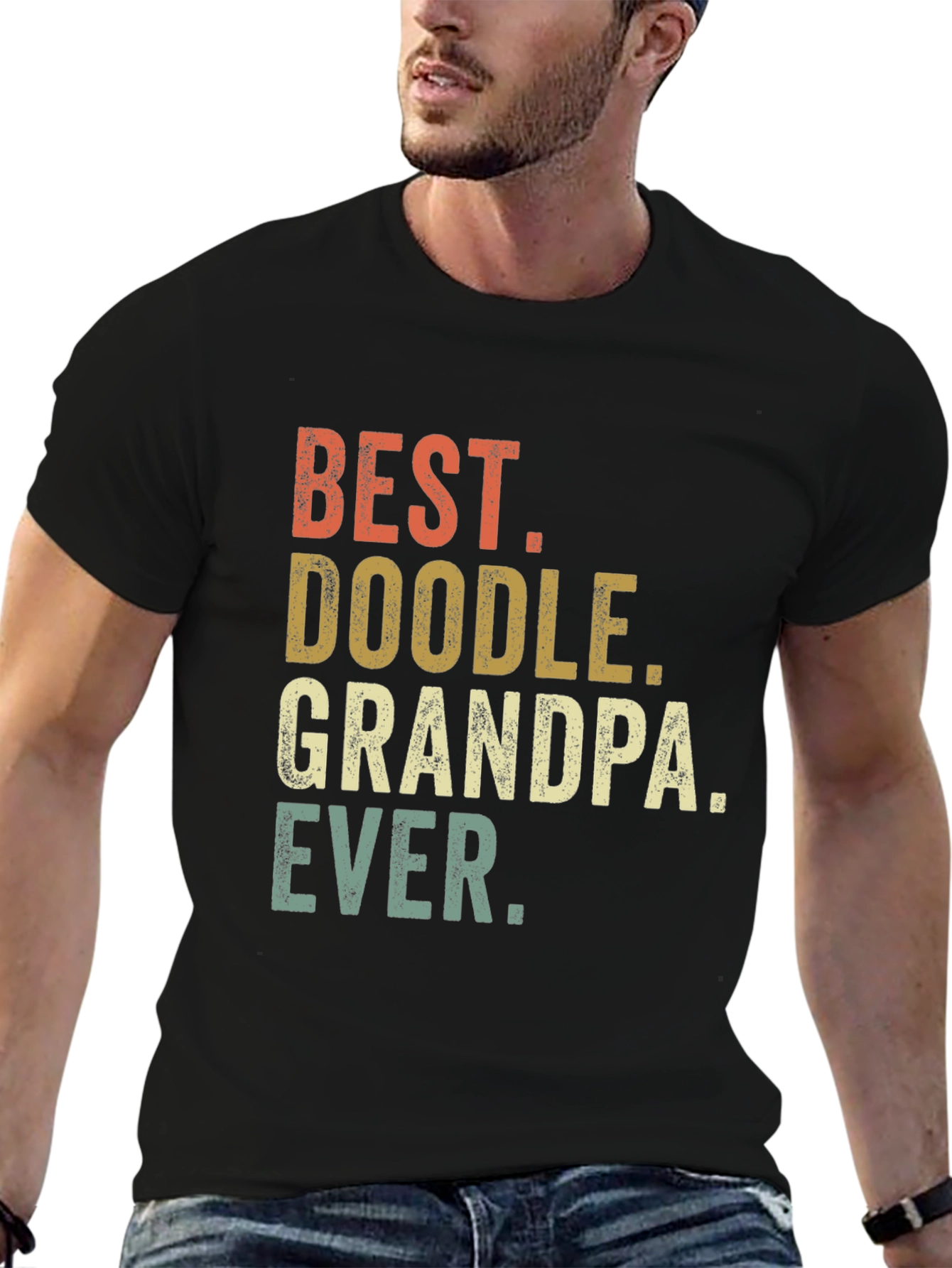 Best Doodle Grandpa Ever T-Shirt