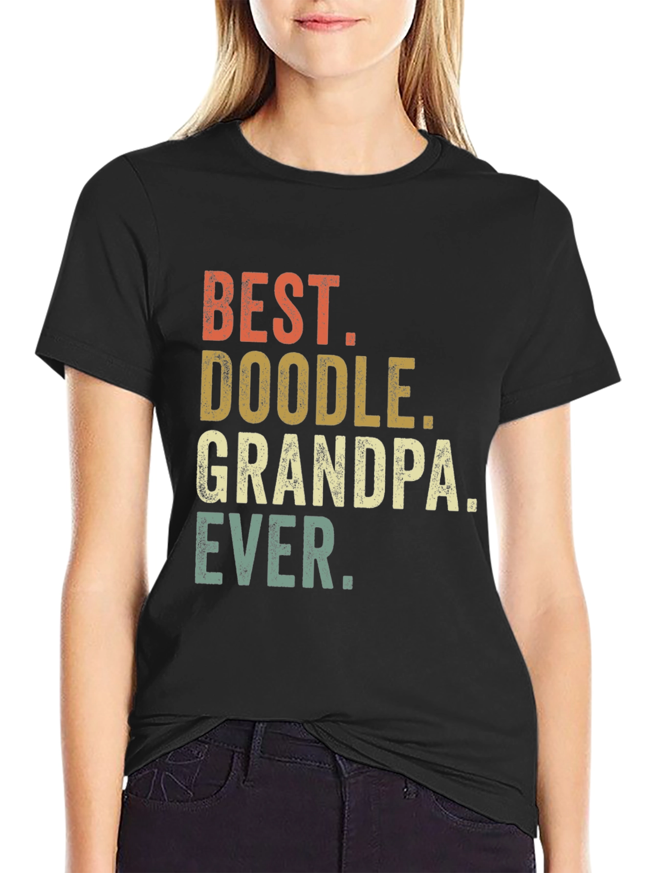 Best Doodle Grandpa Ever T-Shirt