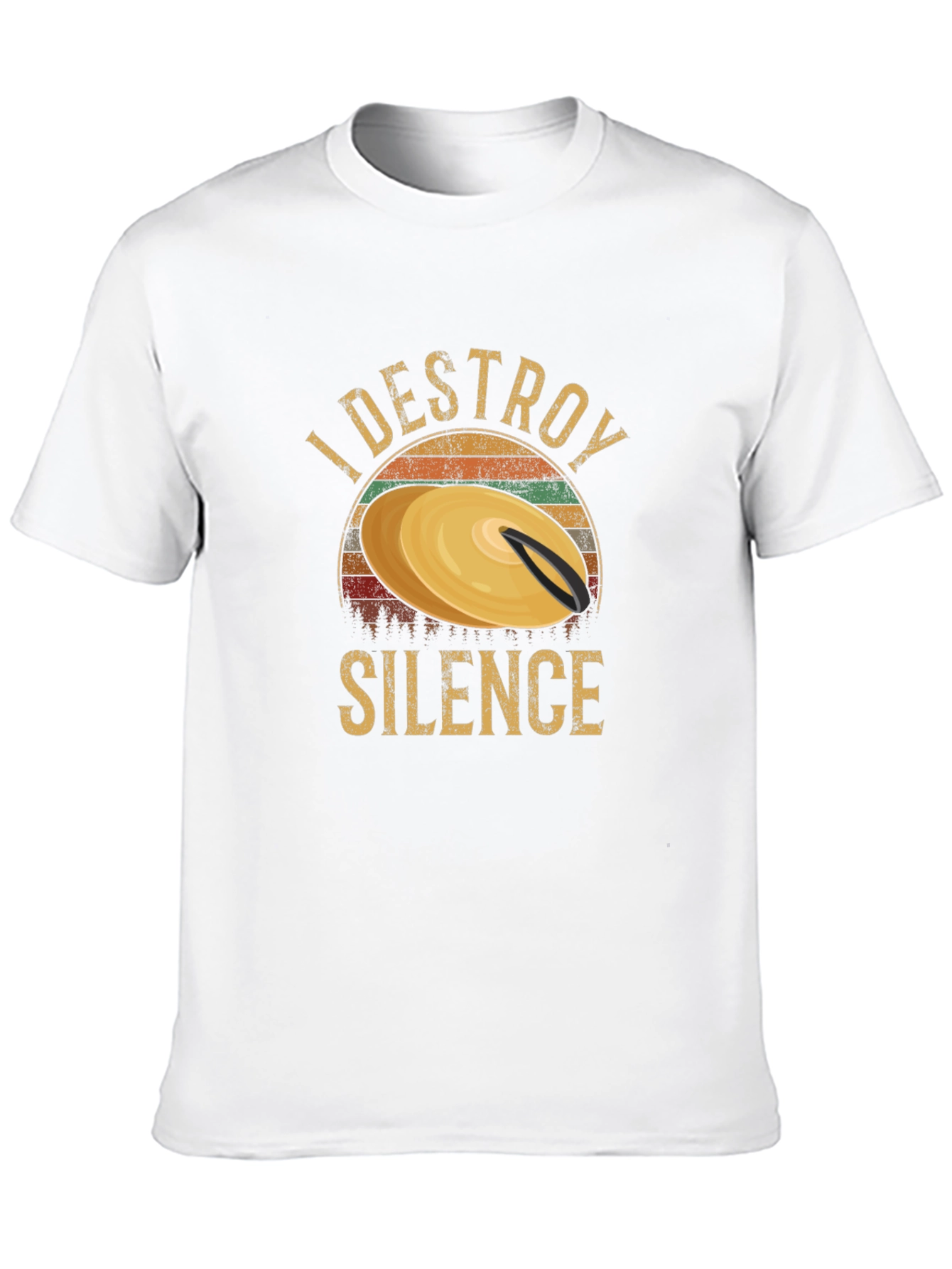 I Destroy Silence Drummer T-Shirt