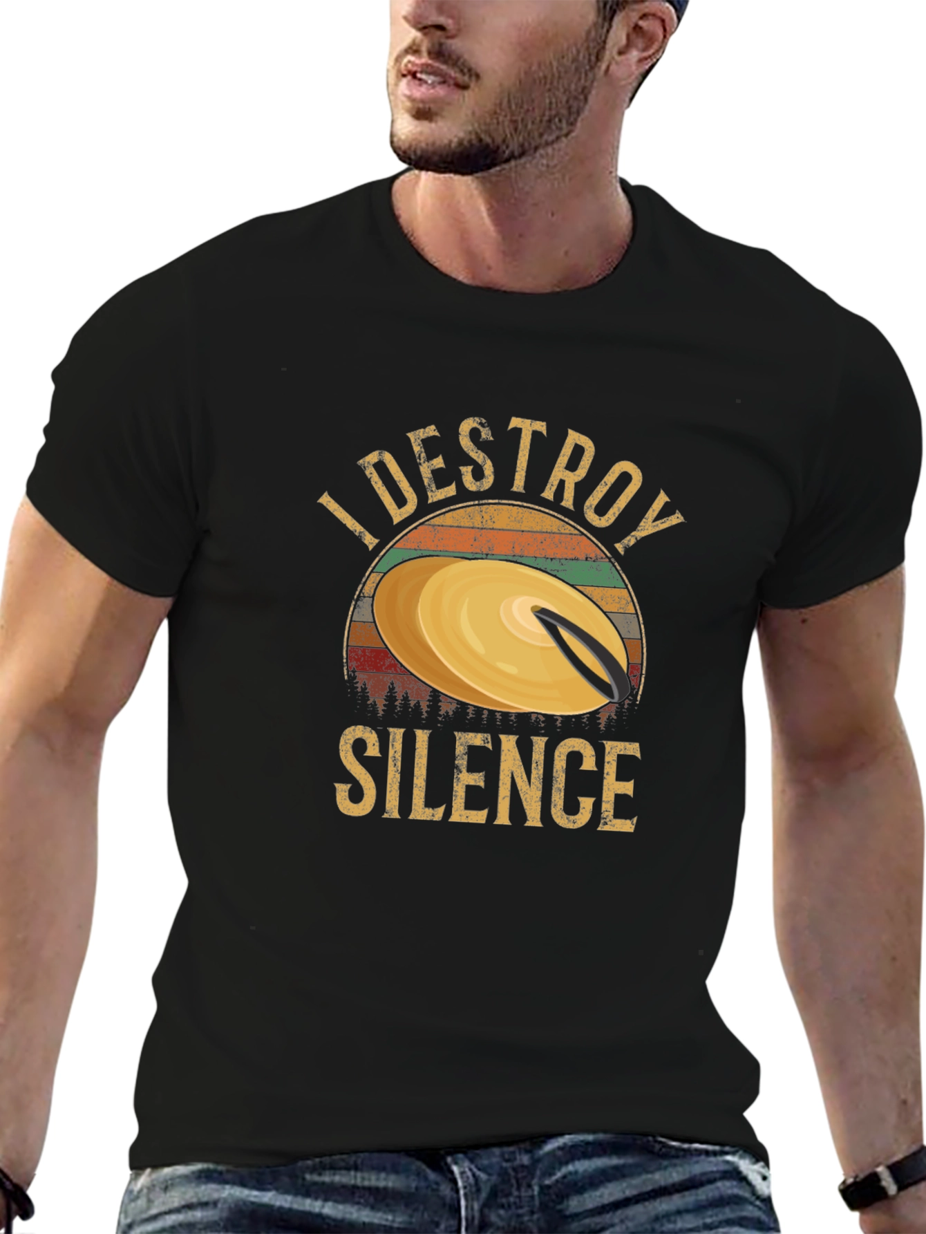 I Destroy Silence Drummer T-Shirt