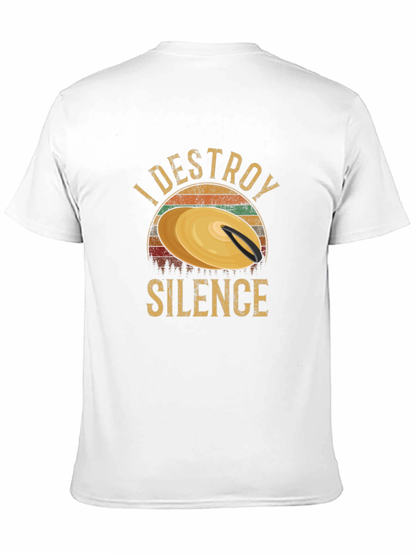 I Destroy Silence Drummer T-Shirt