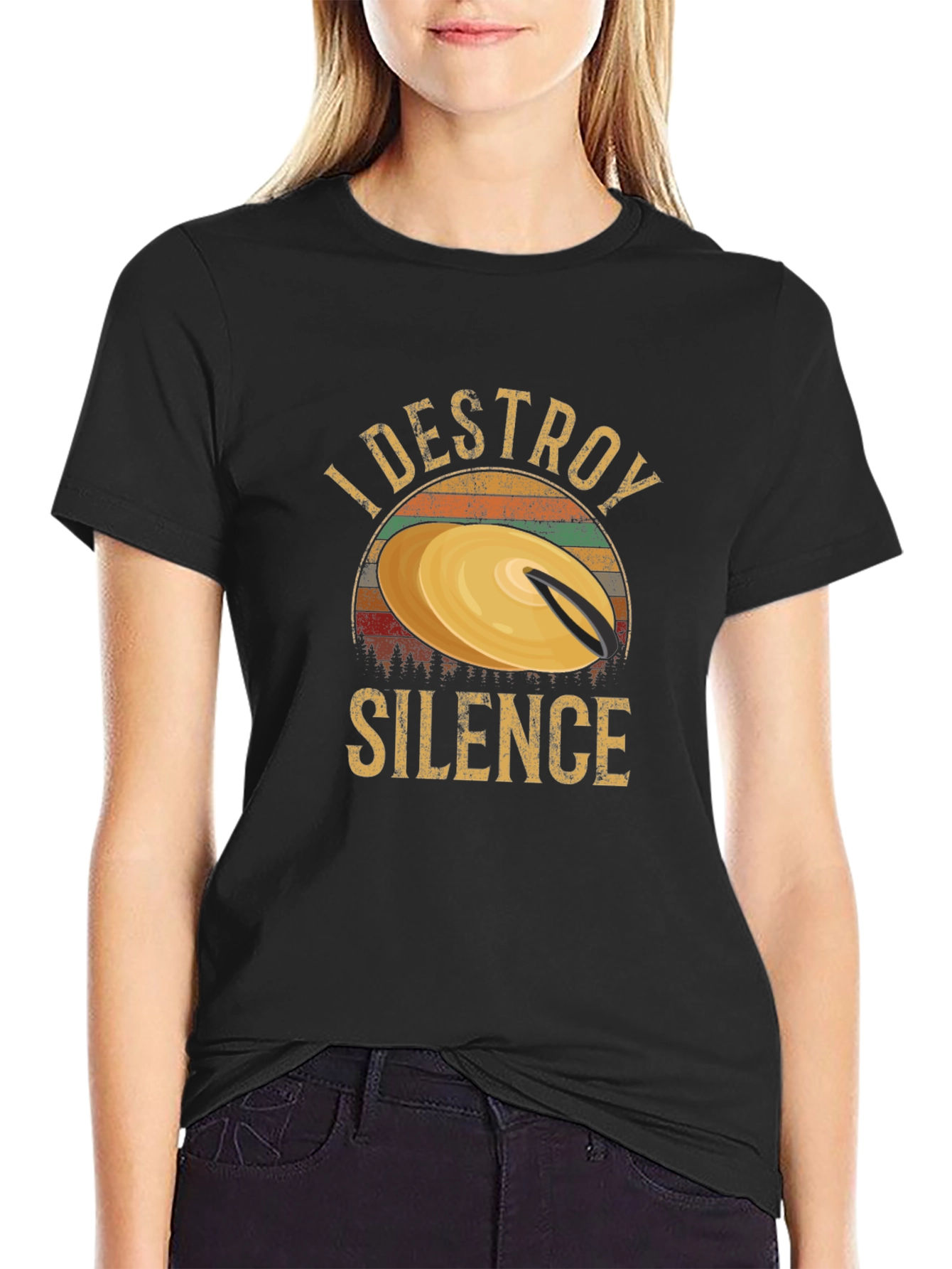 I Destroy Silence Drummer T-Shirt