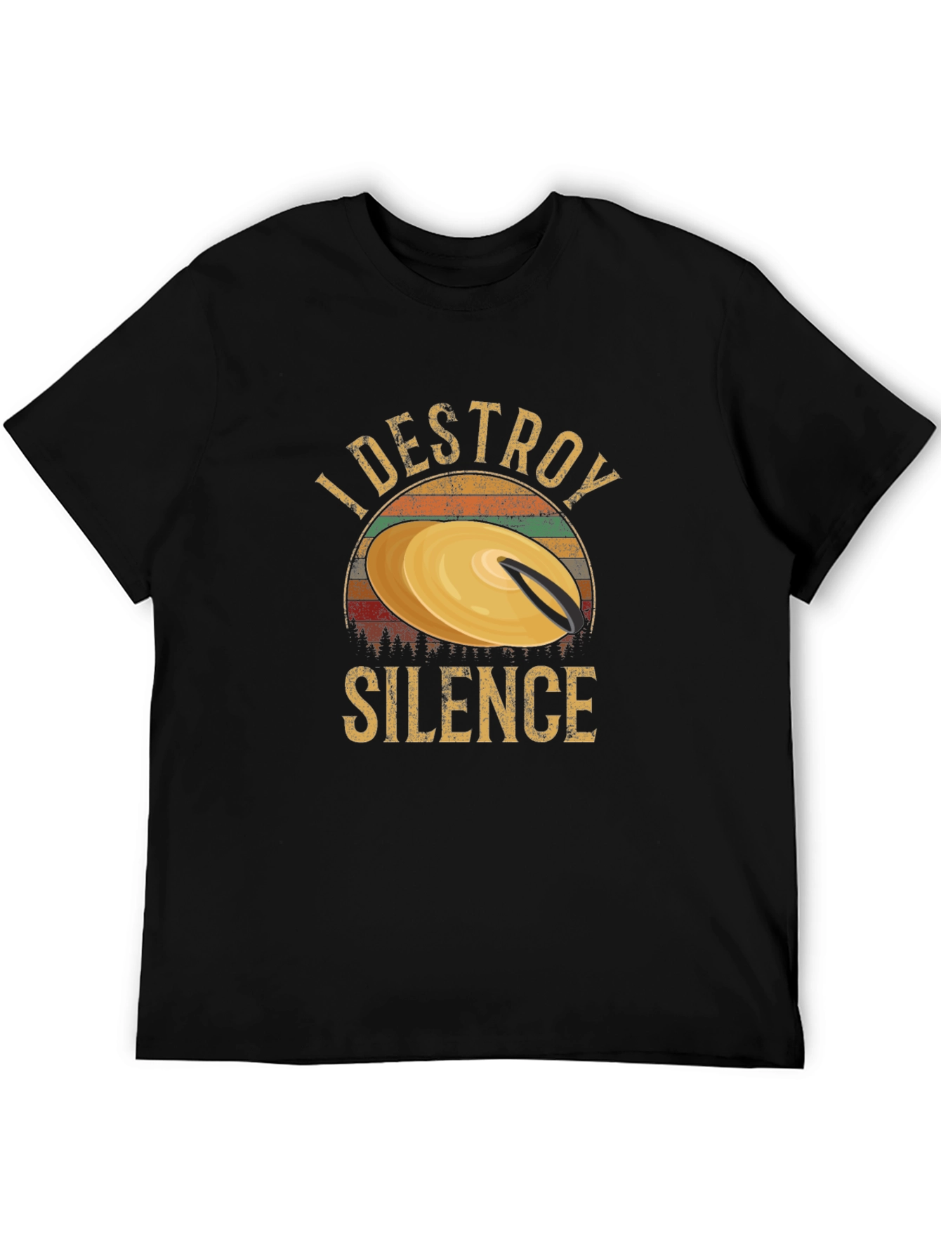 I Destroy Silence Drummer T-Shirt