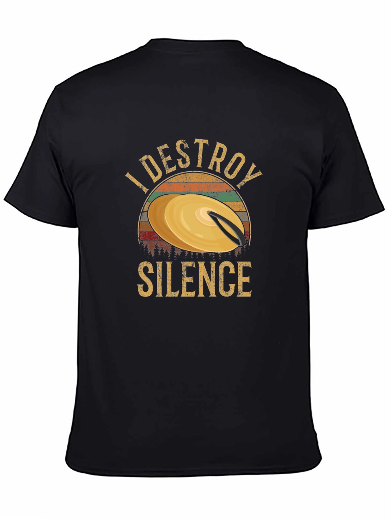 I Destroy Silence Drummer T-Shirt