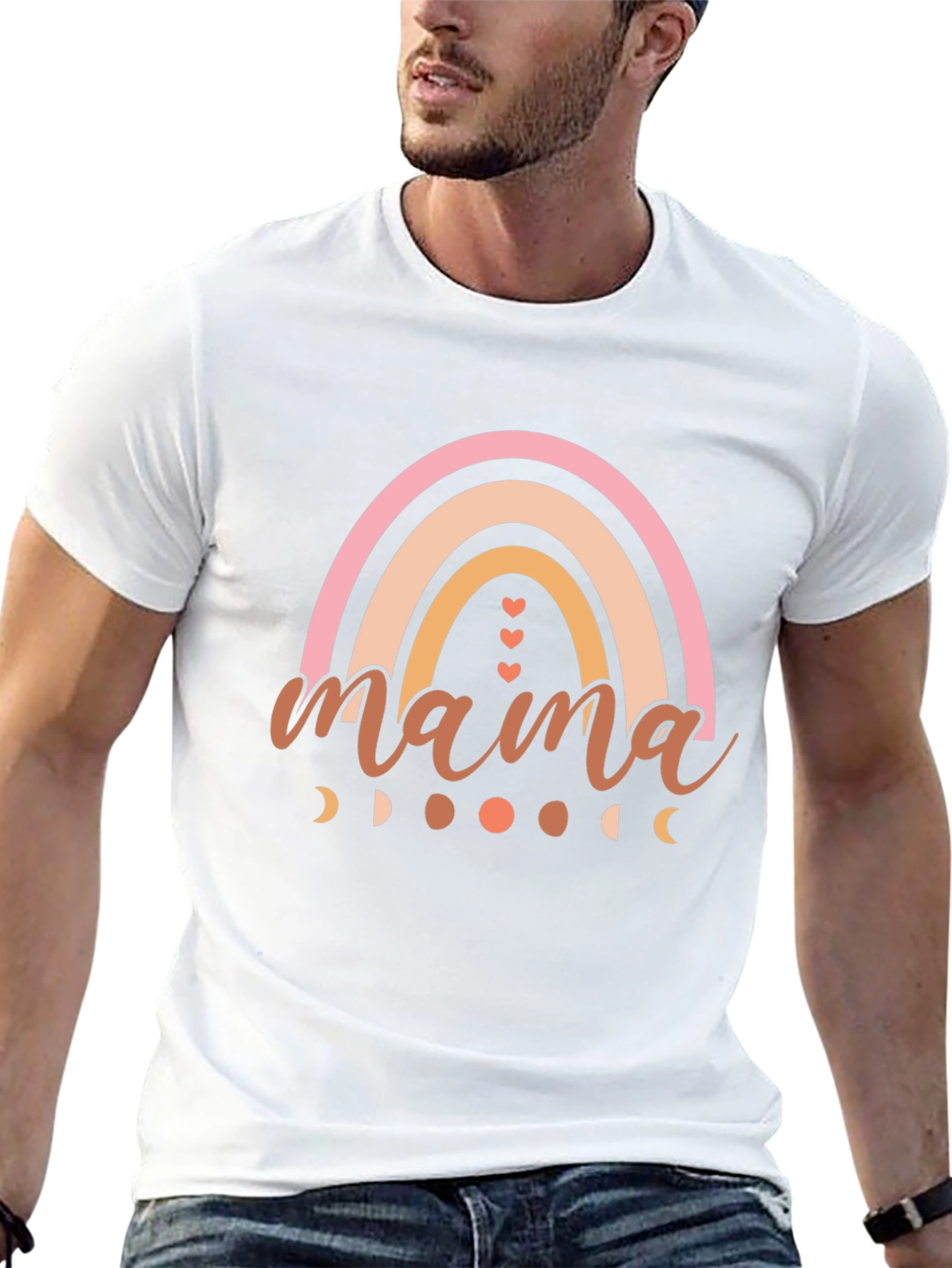 Mama Rainbow Graphic Tee - Stylish Comfort
