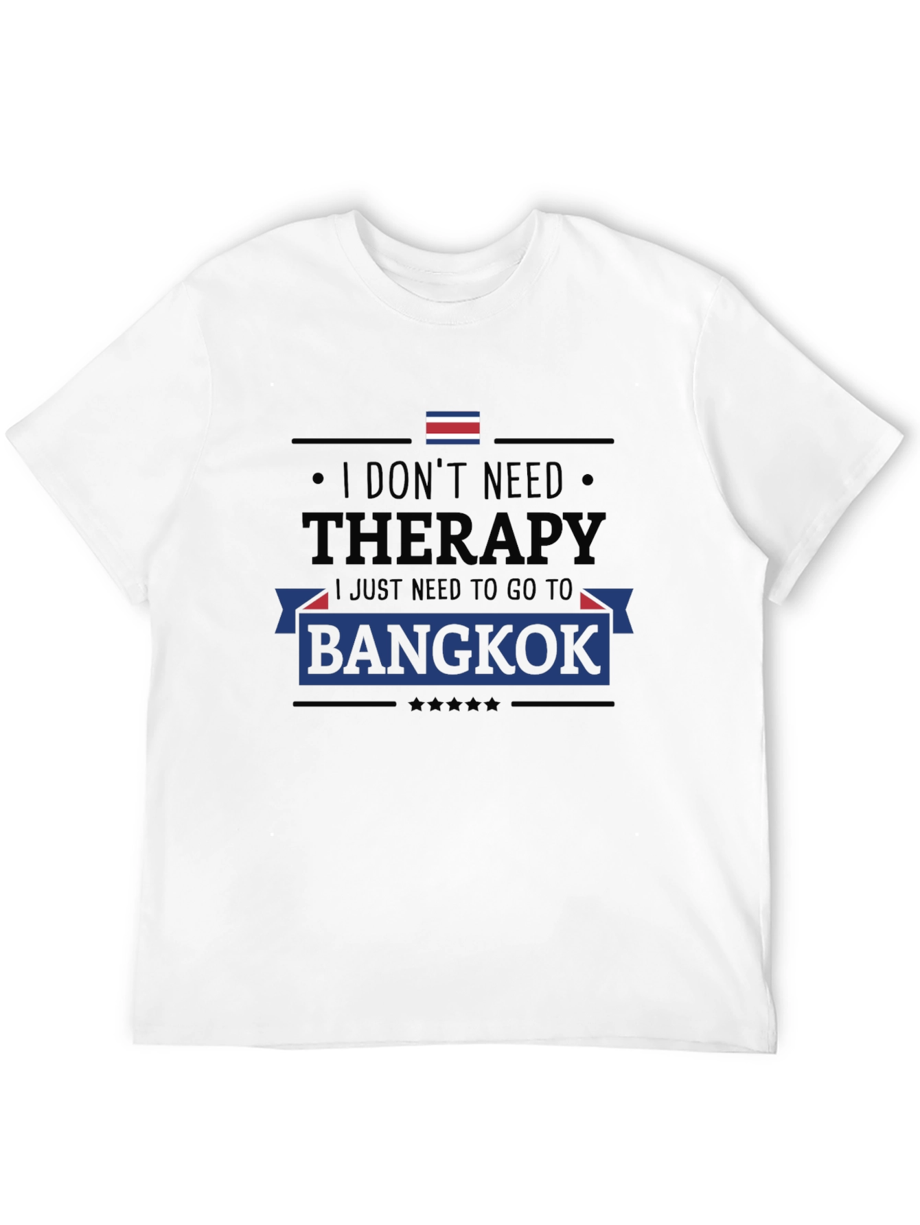 Bangkok Therapy Black Graphic Tee
