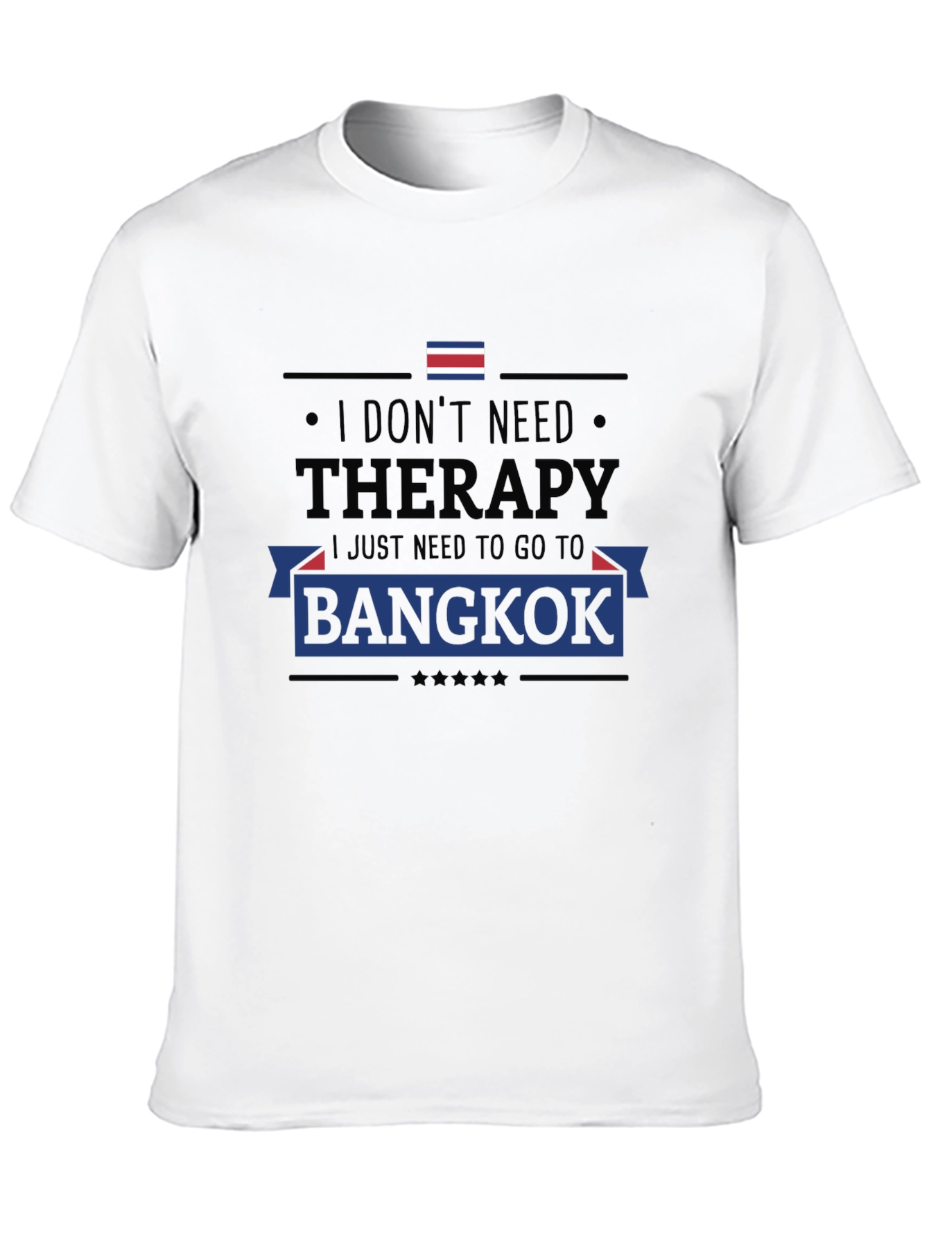 Bangkok Therapy Black Graphic Tee