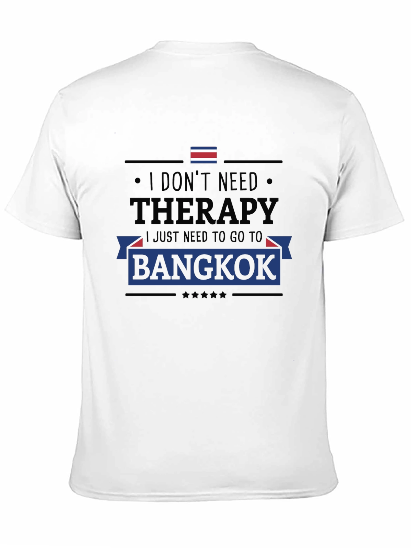 Bangkok Therapy Black Graphic Tee
