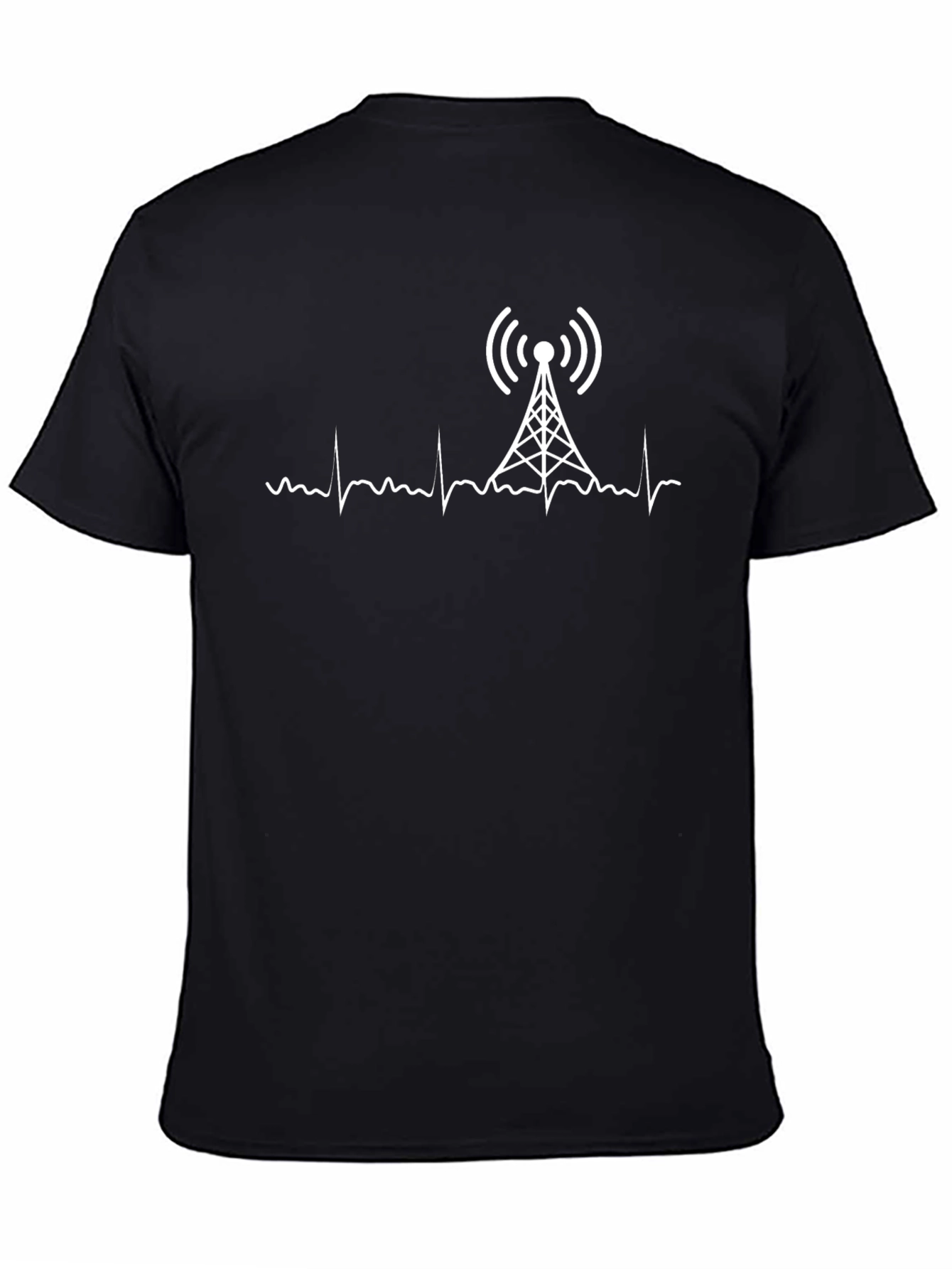 Radio Tower Heartbeat T-Shirt - Operator Gift