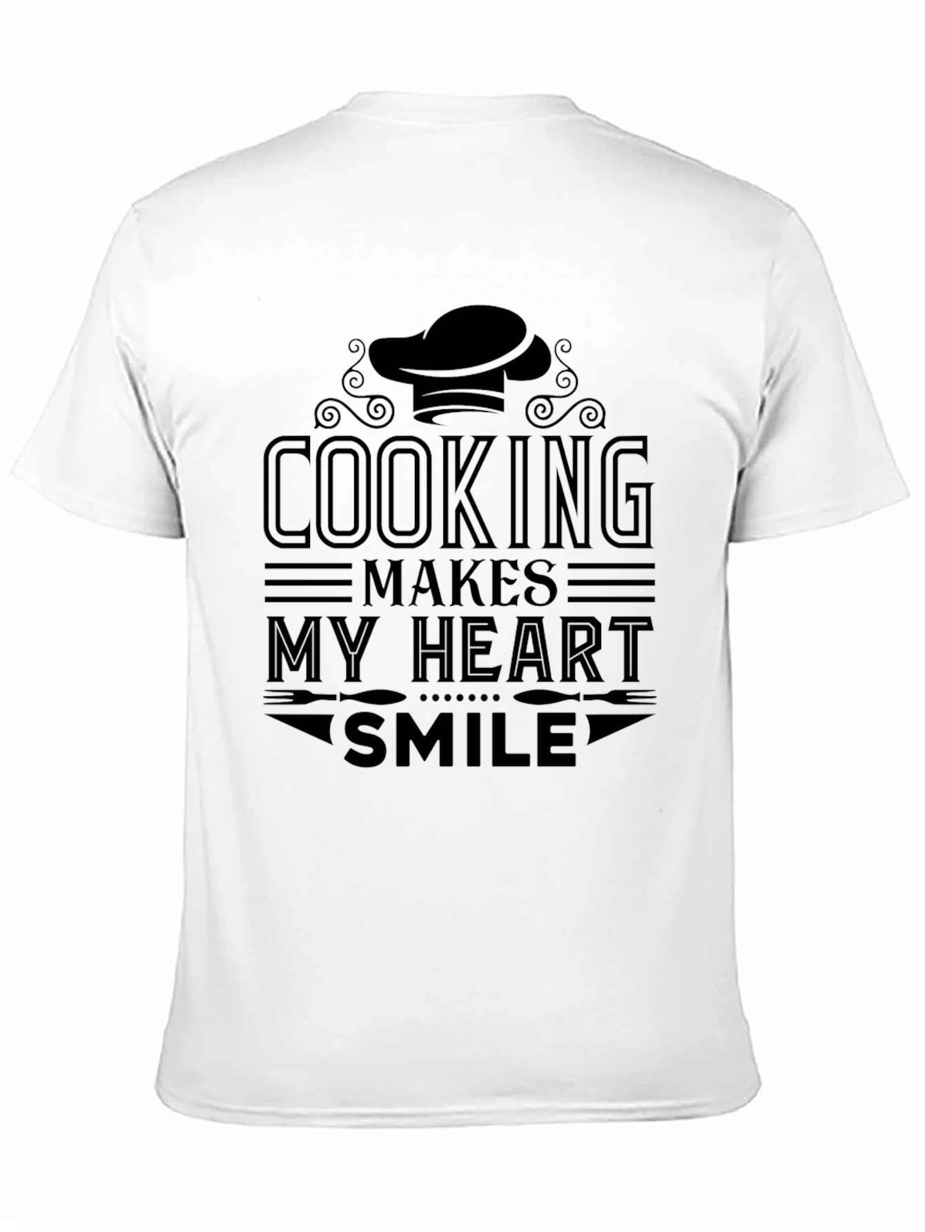 Cooking Makes My Heart Smile Chef T-Shirt