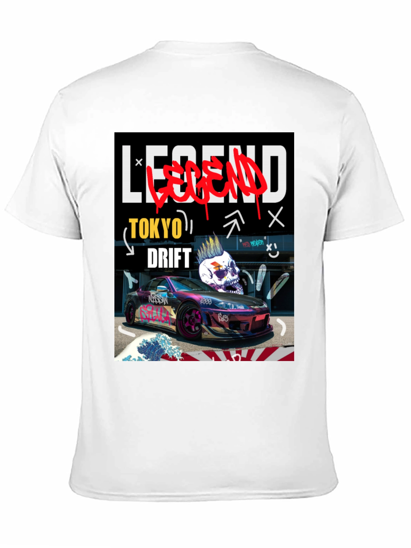 Tokyo Drift Legend Graphic Tee - Black