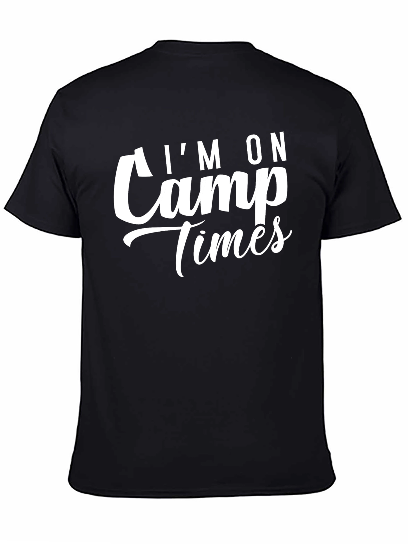 Im On Camp Times Black T-Shirt