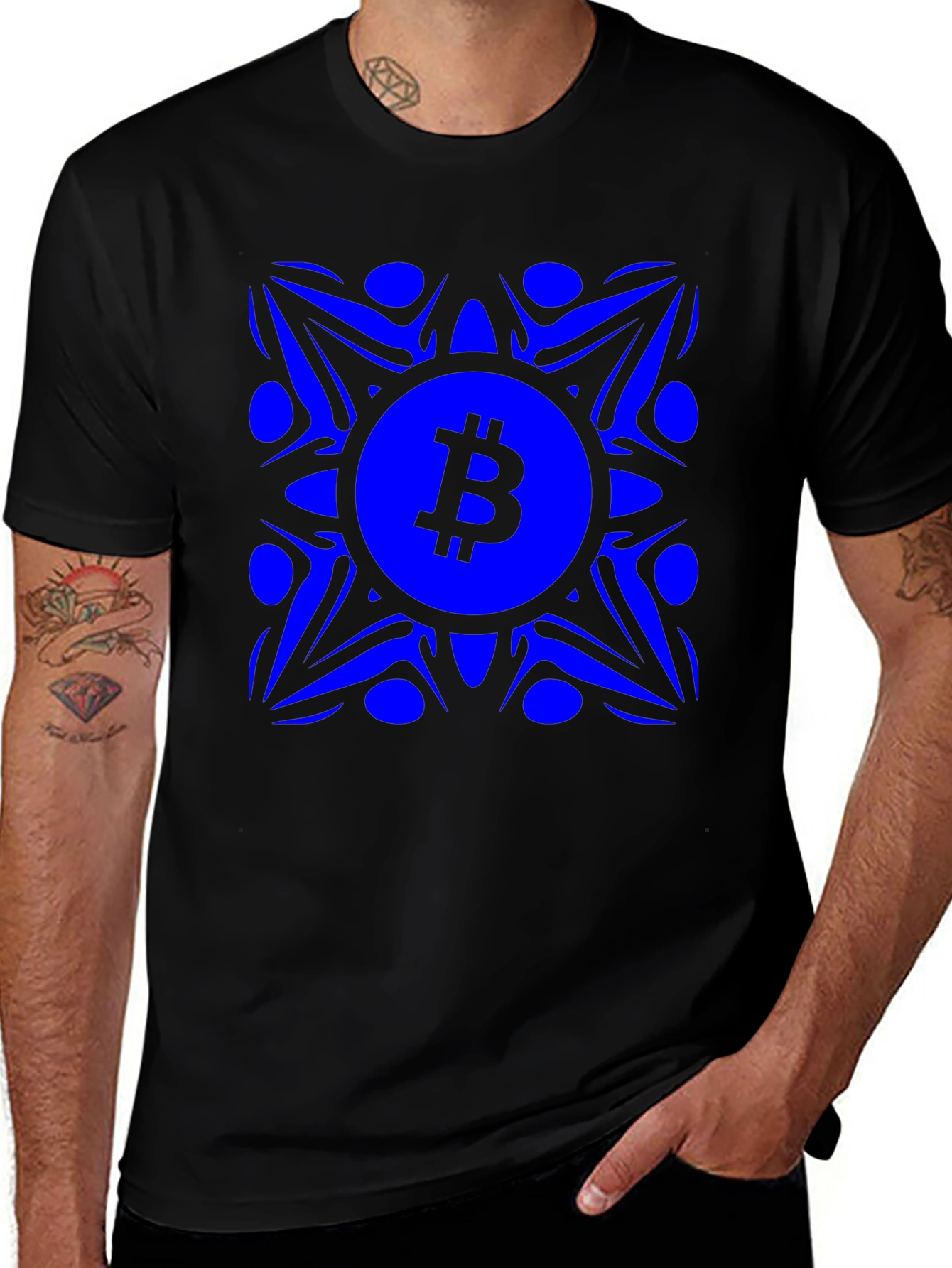 Bitcoin Mandala Graphic Tee