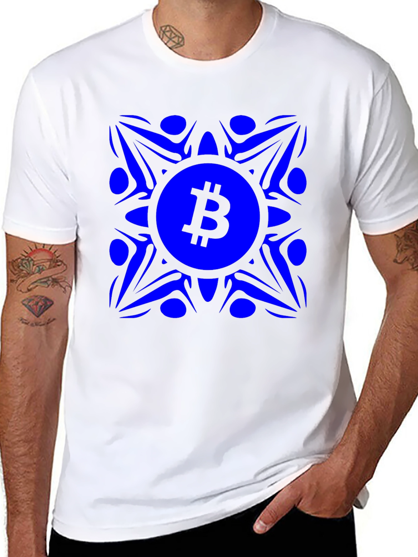 Bitcoin Mandala Graphic Tee