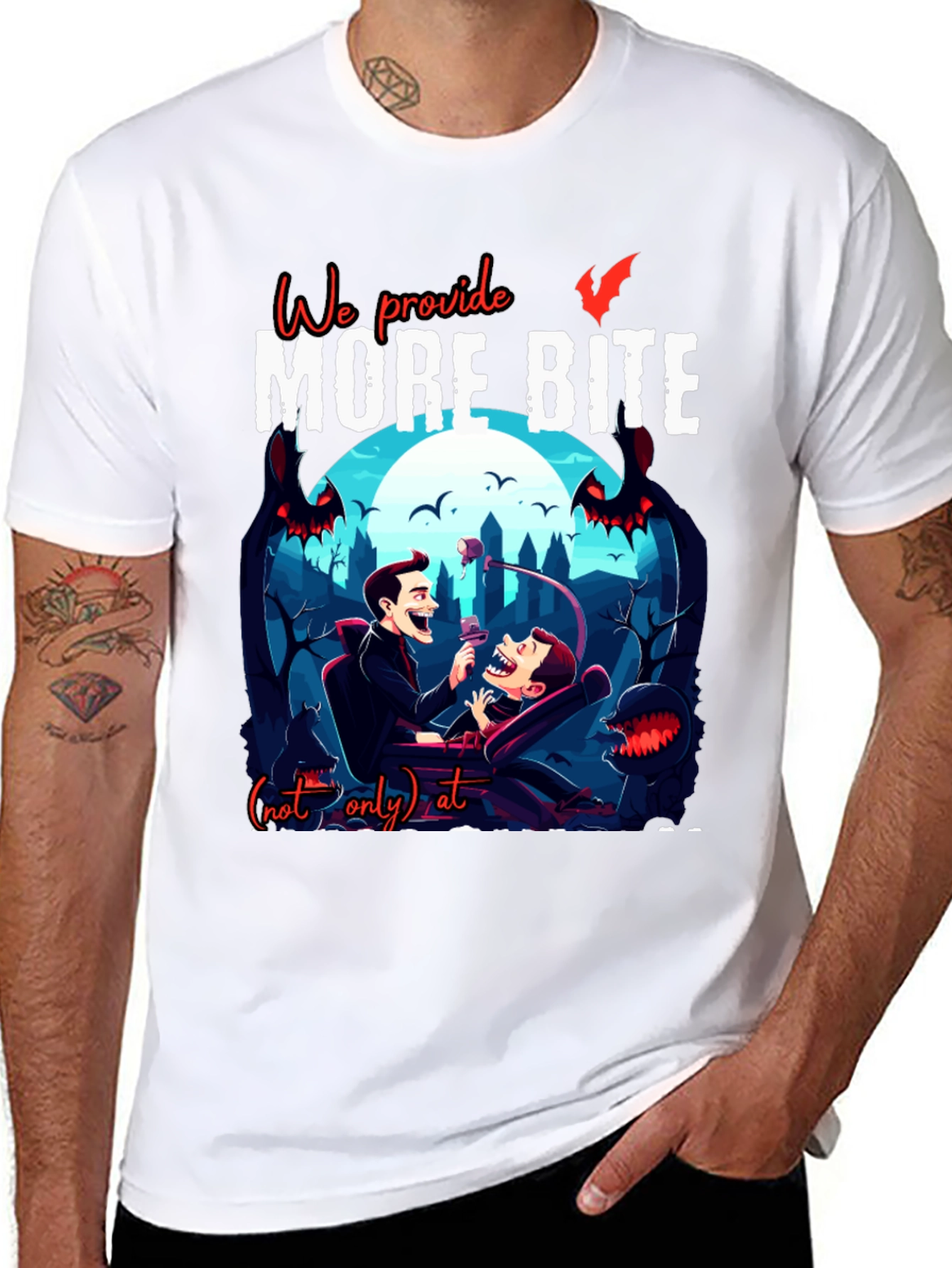 We Provide More Bite Vampire T-Shirt