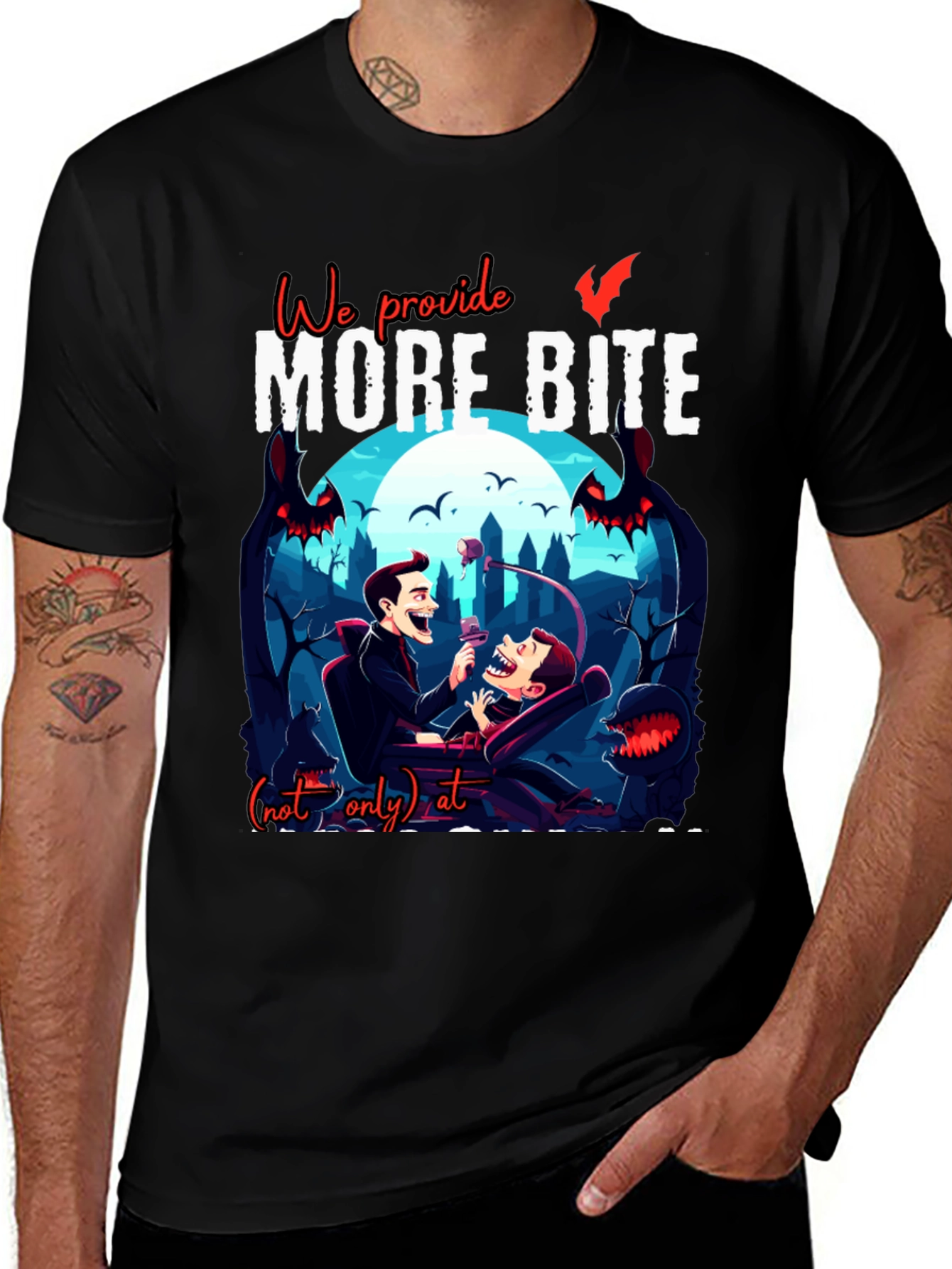 We Provide More Bite Vampire T-Shirt