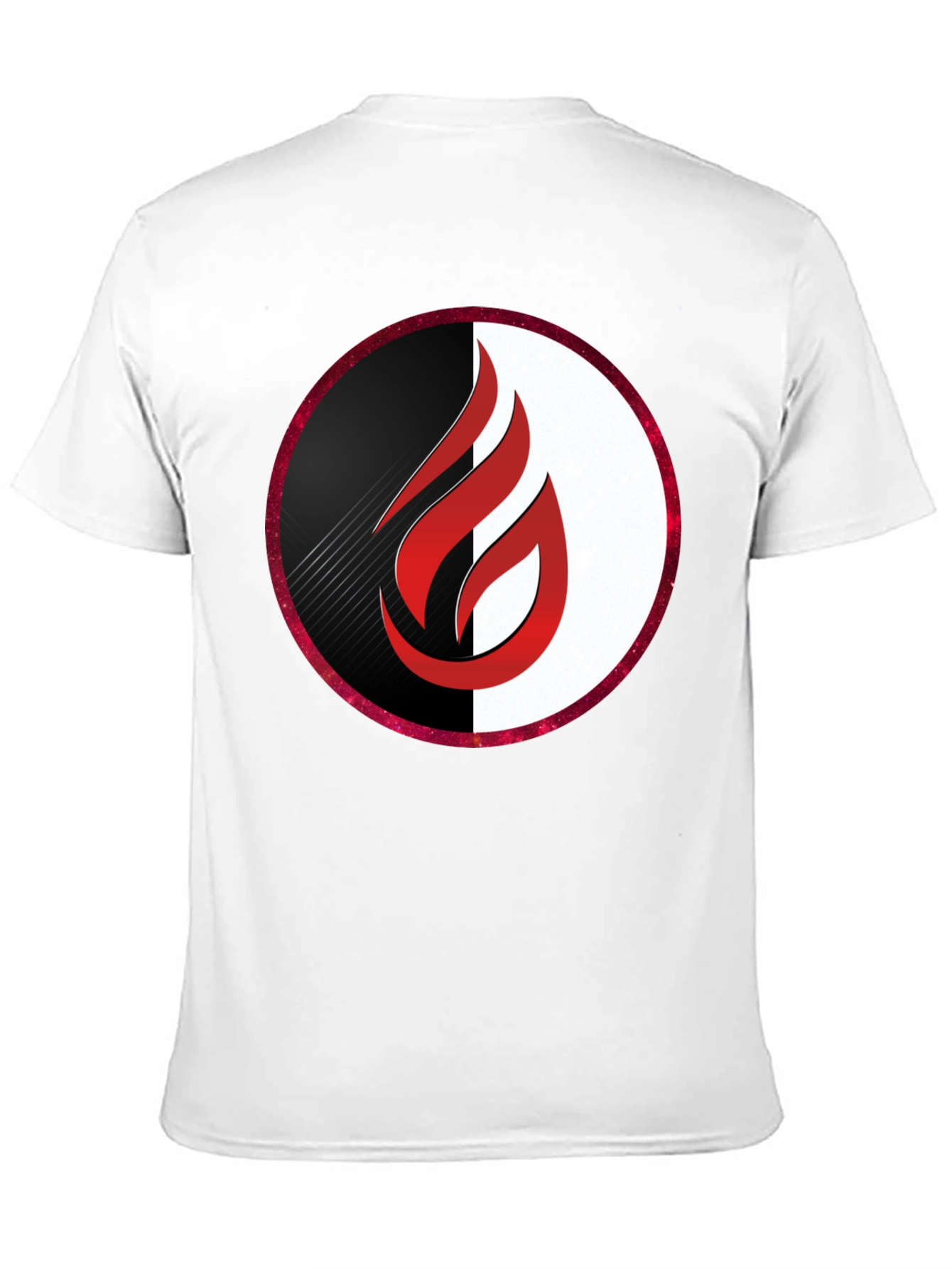 Flame Logo Graphic Black T-Shirt
