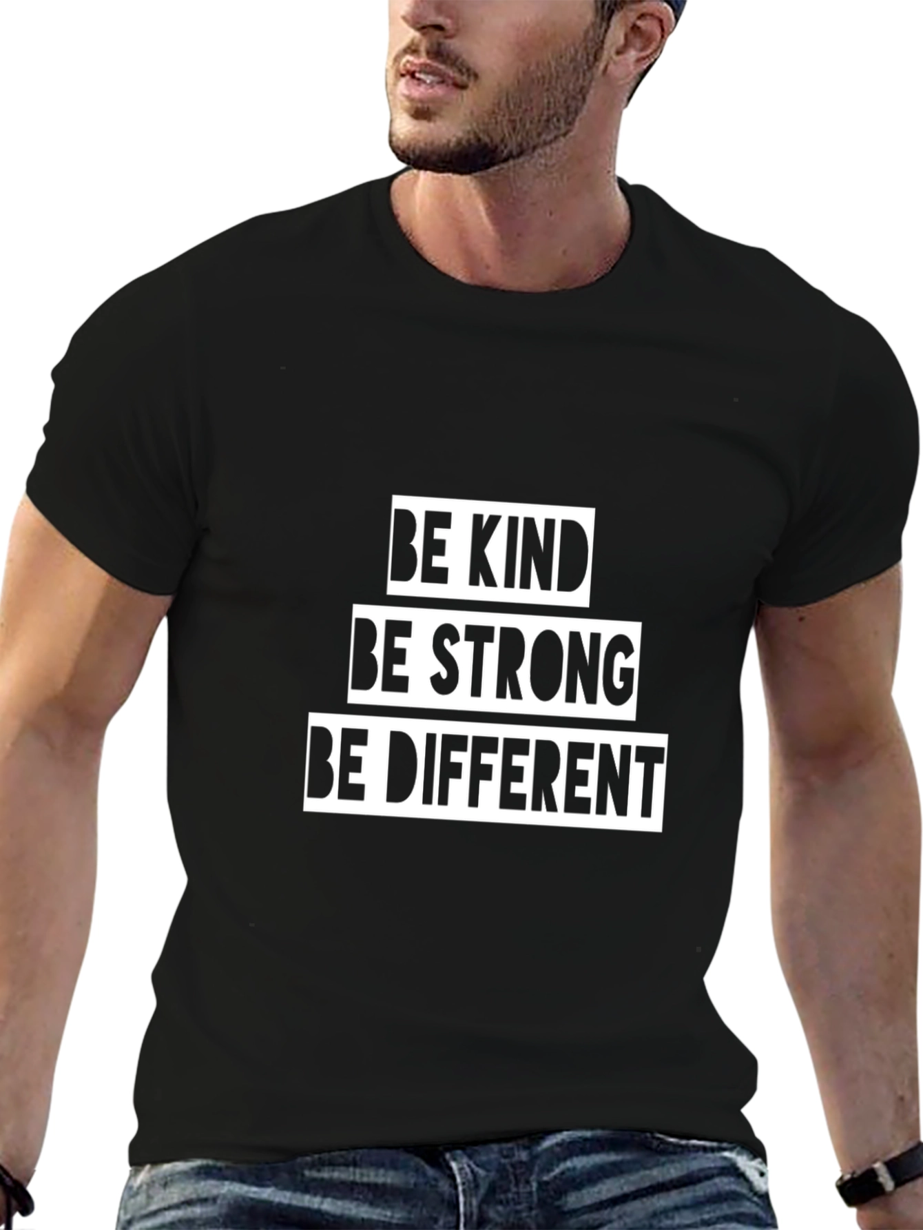 Be Kind Be Strong Be Different Graphic T-Shirt