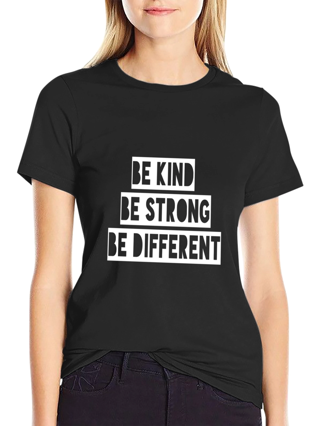 Be Kind Be Strong Be Different Graphic T-Shirt