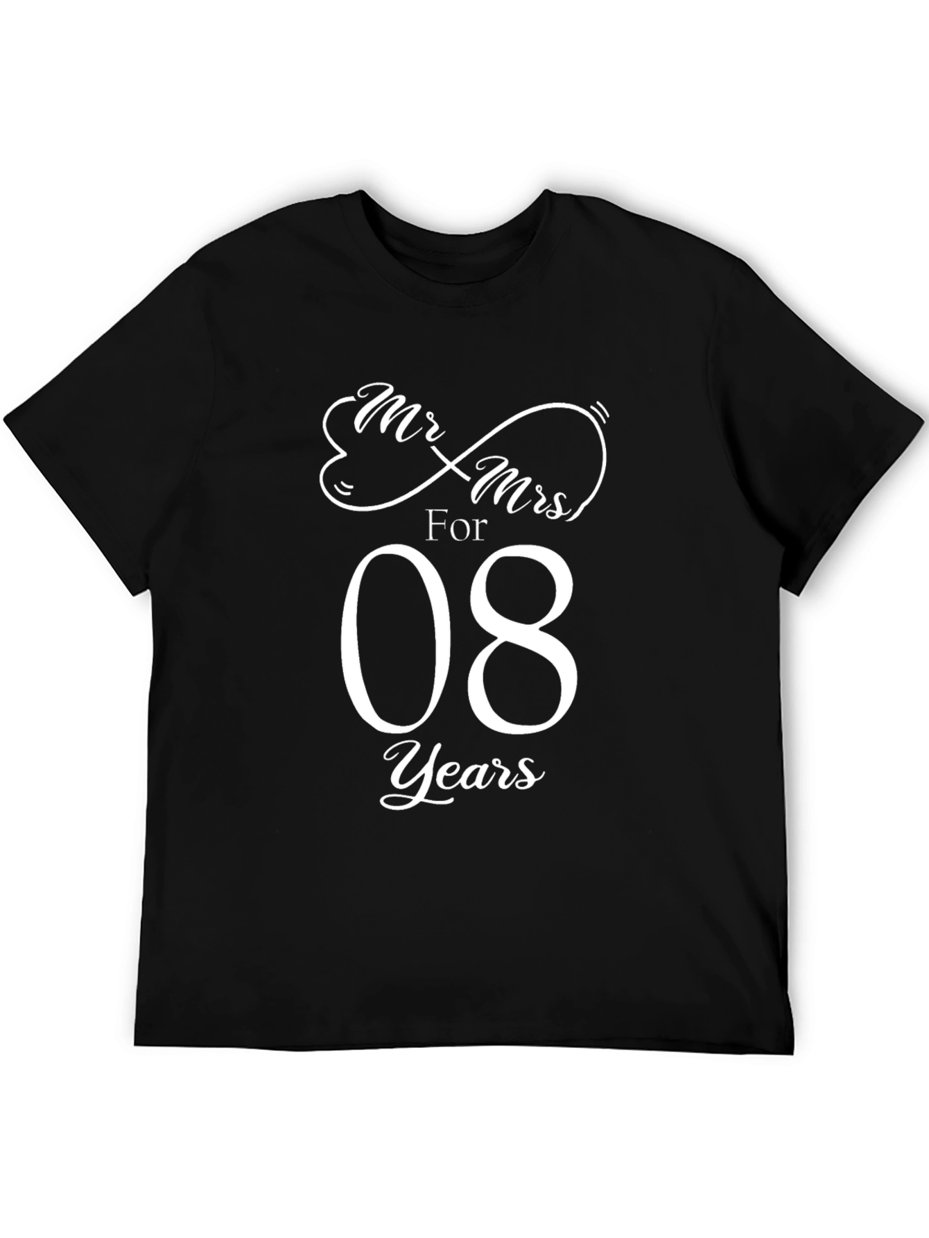 Mr. & Mrs. Anniversary 8 Years T-Shirt