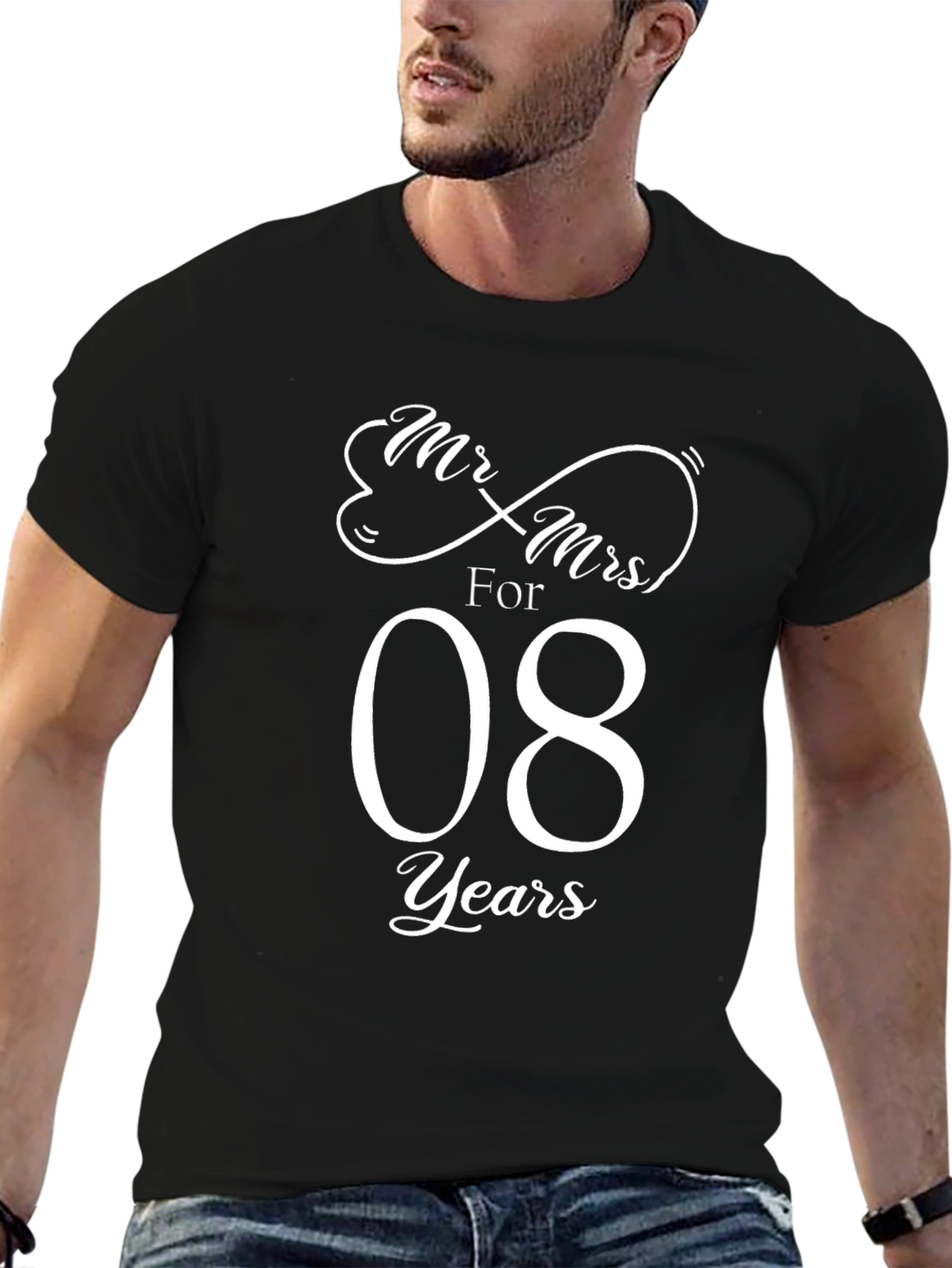 Mr. & Mrs. Anniversary 8 Years T-Shirt
