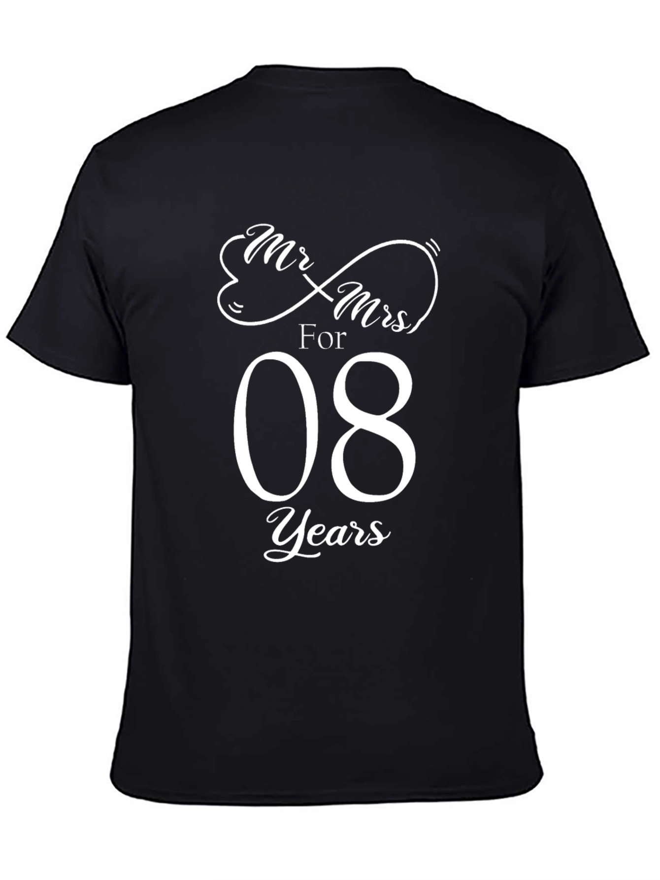 Mr. & Mrs. Anniversary 8 Years T-Shirt